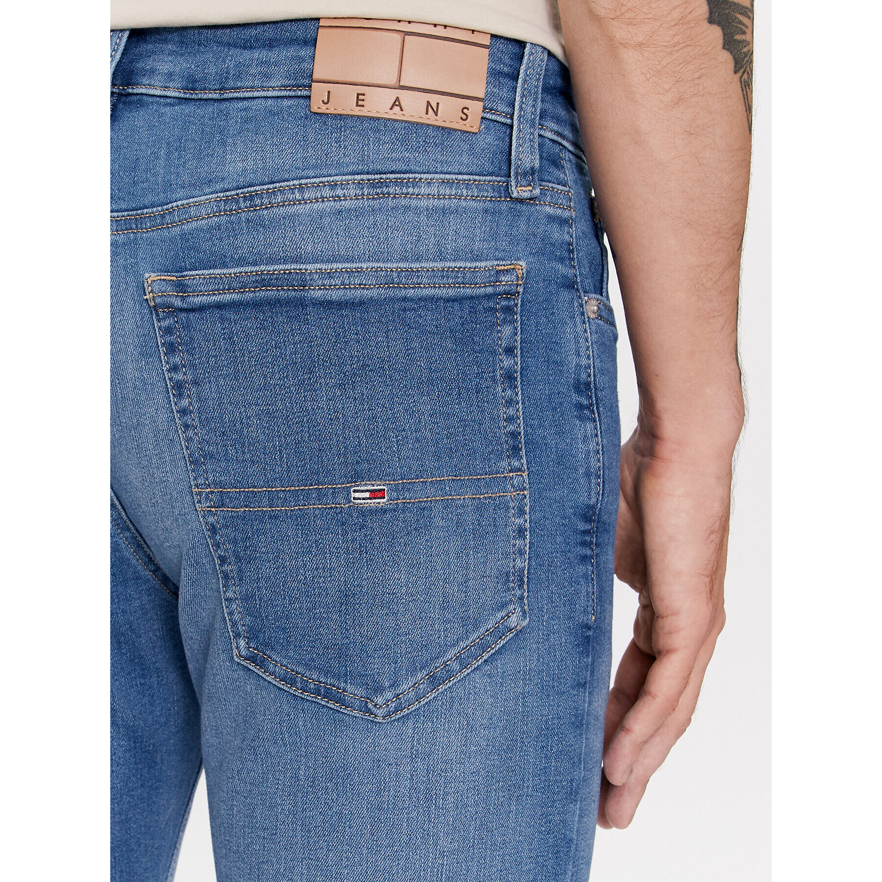 Tommy Jeans Дънки Simon DM0DM18188 Син Skinny Fit - Pepit.bg