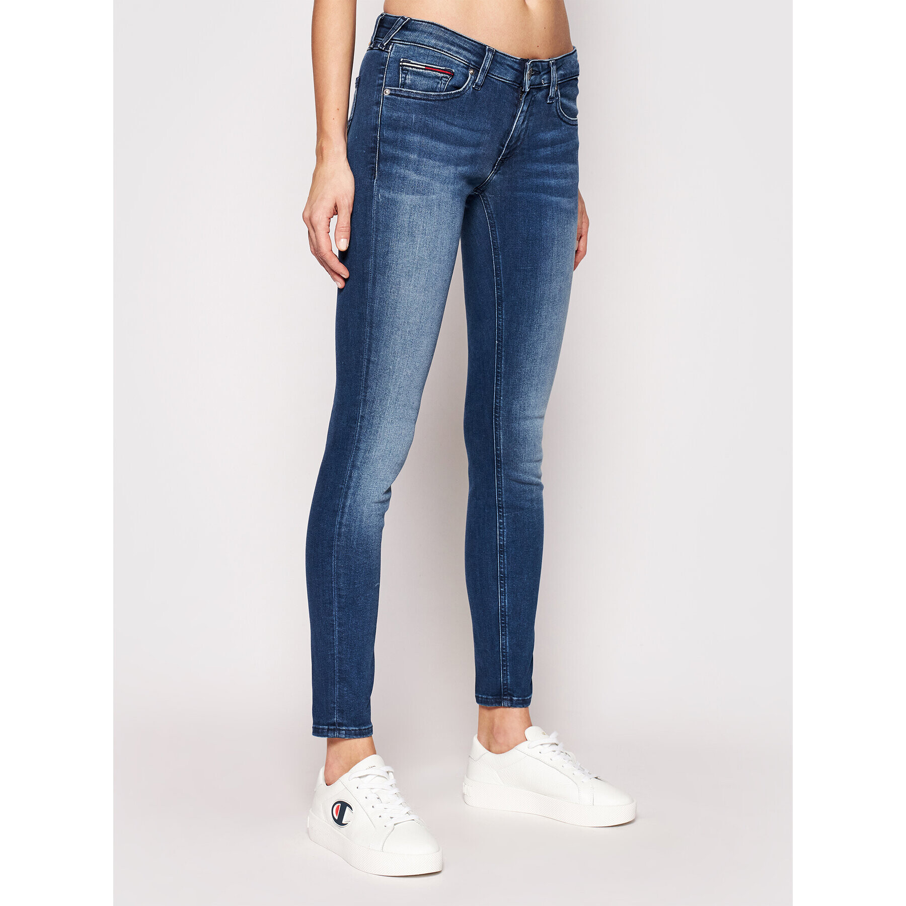 Tommy Jeans Дънки Sophie DW0DW09214 Тъмносин Skinny Fit - Pepit.bg