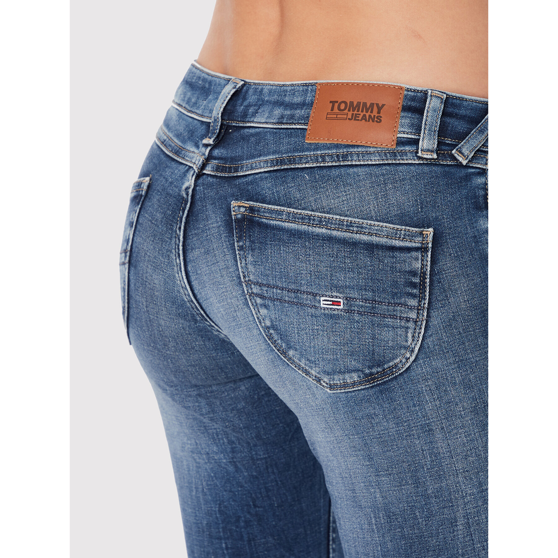 Tommy Jeans Дънки Sophie DW0DW13362 Син Skinny Fit - Pepit.bg