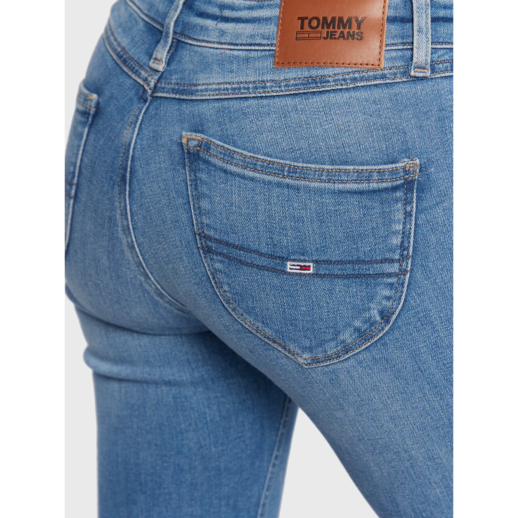 Tommy Jeans Дънки Sophie DW0DW14098 Син Skinny Fit - Pepit.bg