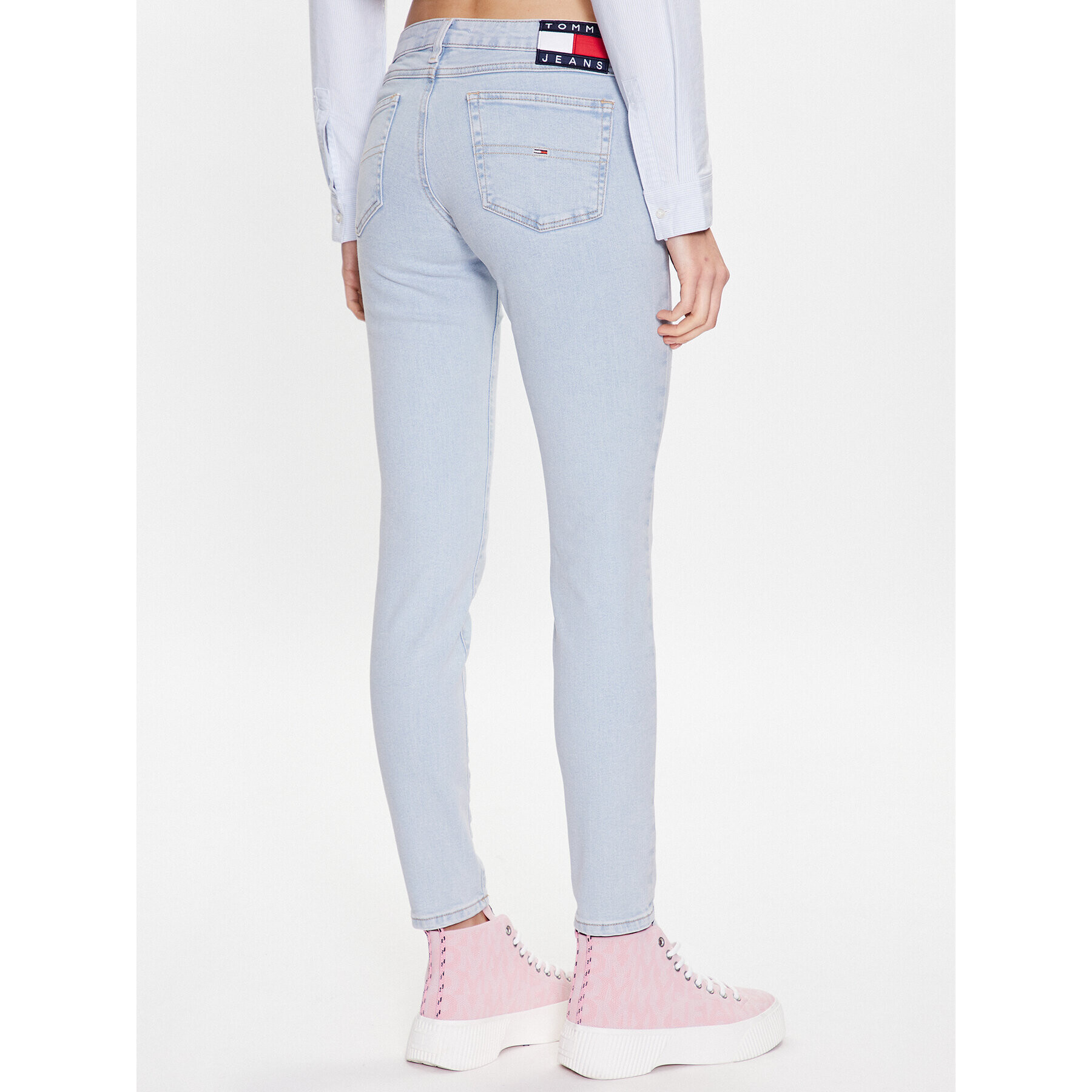 Tommy Jeans Дънки Sophie DW0DW15500 Син Skinny Fit - Pepit.bg