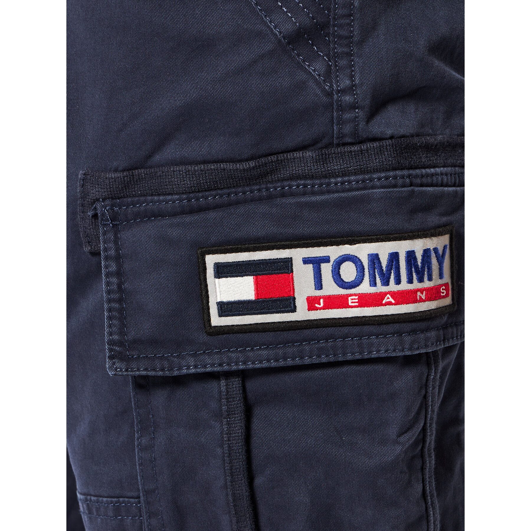 Tommy Jeans Дънки Straight Leg Straight Cargo DM0DM07820 Тъмносин Straight Fit - Pepit.bg