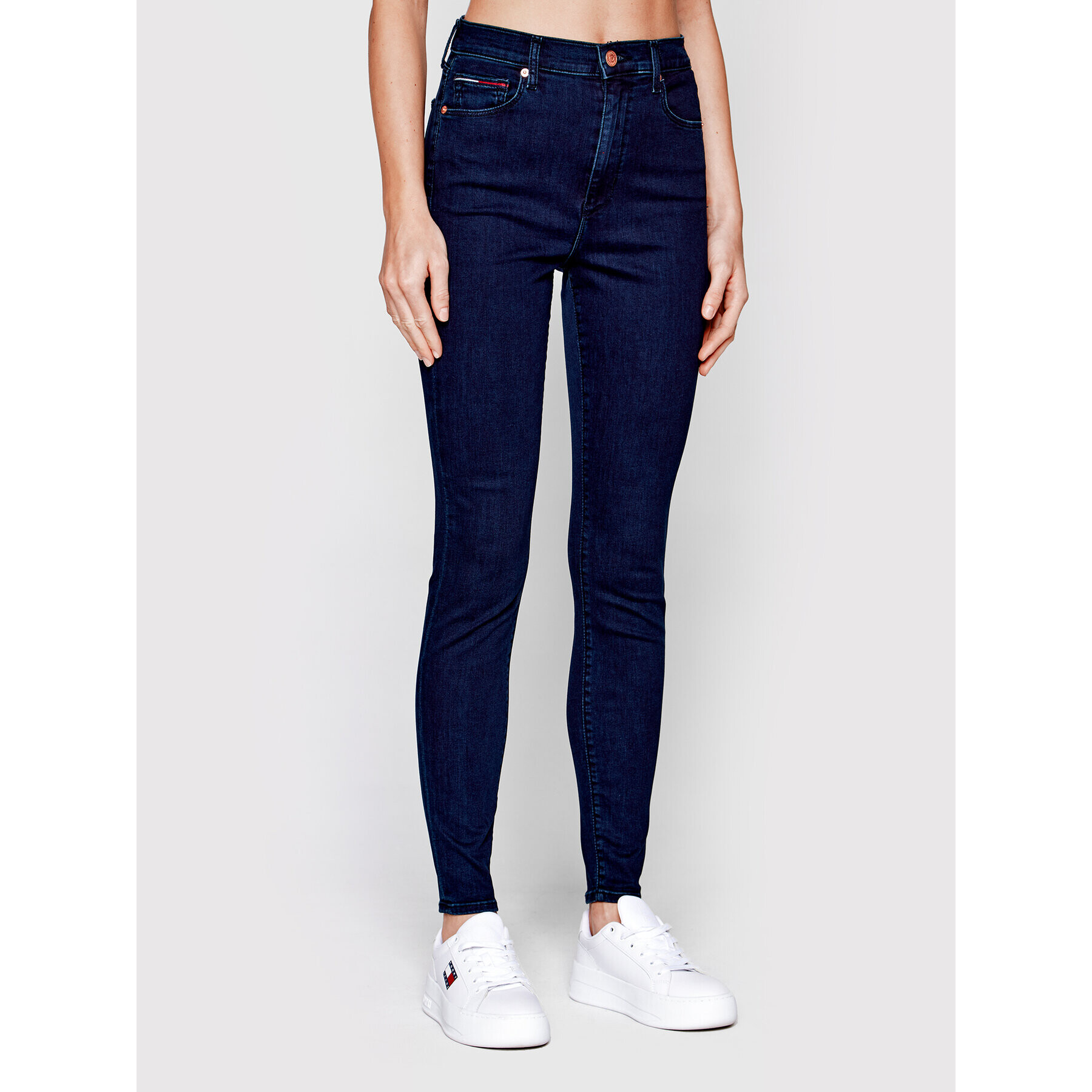 Tommy Jeans Дънки Sylvia DW0DW09211 Тъмносин Super Skinny Fit - Pepit.bg