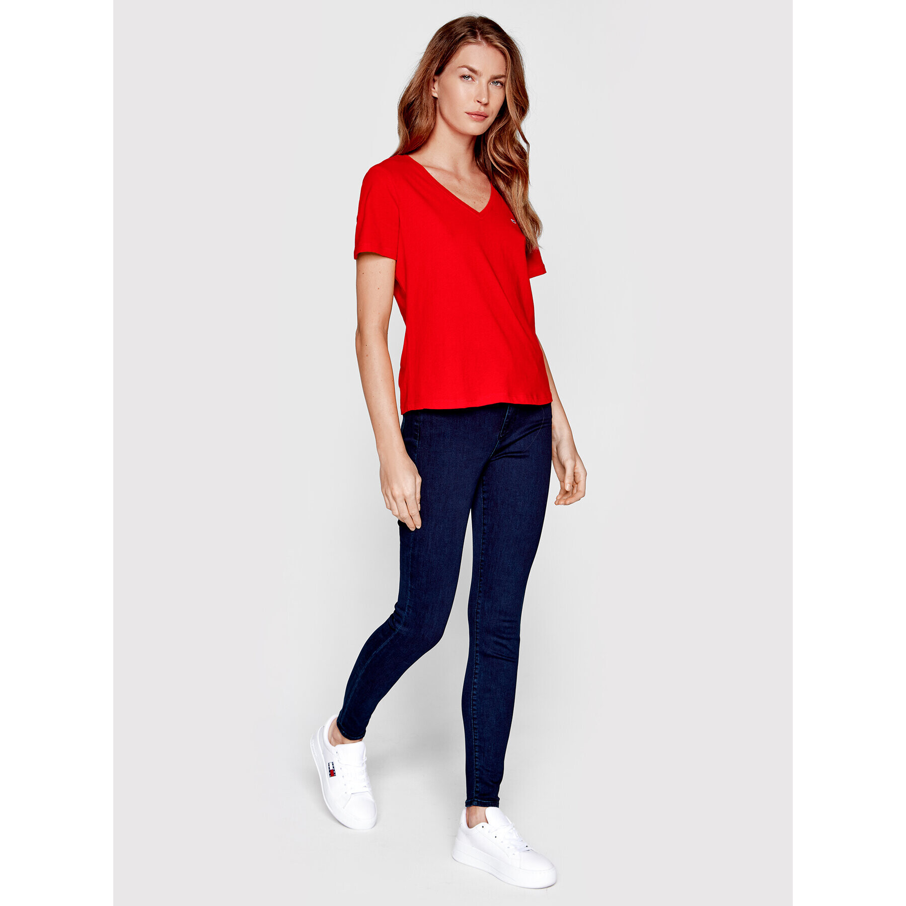 Tommy Jeans Дънки Sylvia DW0DW09211 Тъмносин Super Skinny Fit - Pepit.bg