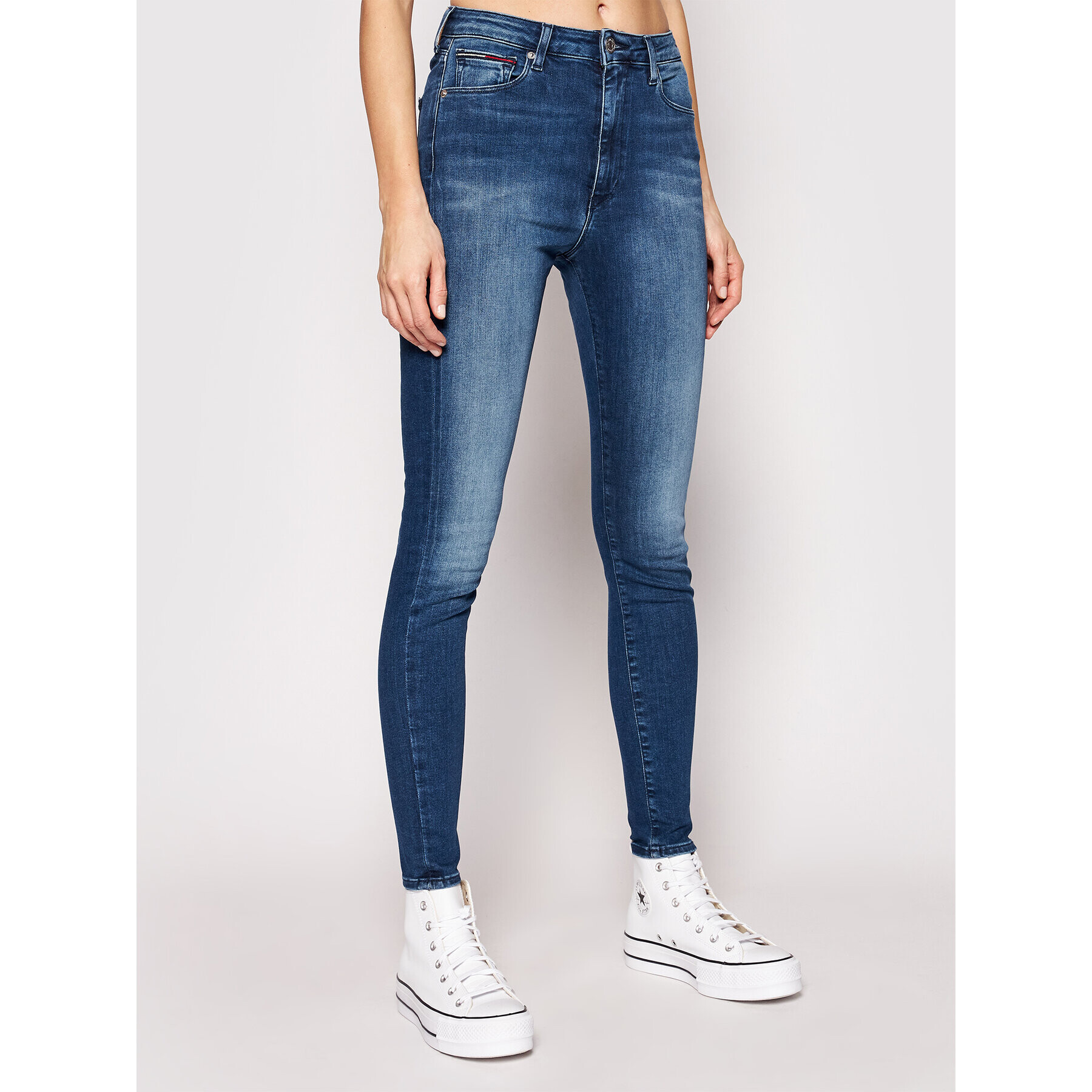 Tommy Jeans Дънки Sylvia DW0DW09215 Син Super Skinny Fit - Pepit.bg