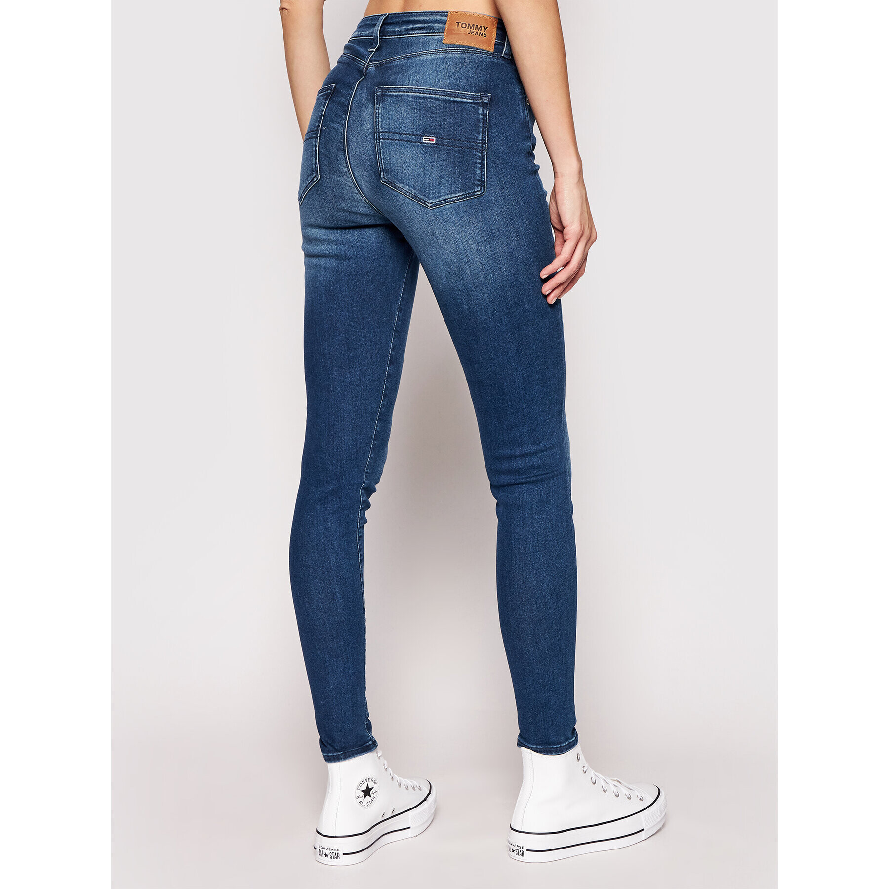 Tommy Jeans Дънки Sylvia DW0DW09215 Син Super Skinny Fit - Pepit.bg