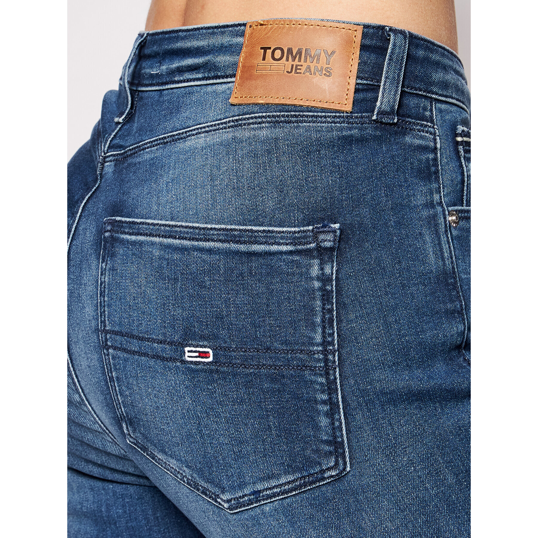 Tommy Jeans Дънки Sylvia DW0DW09215 Син Super Skinny Fit - Pepit.bg