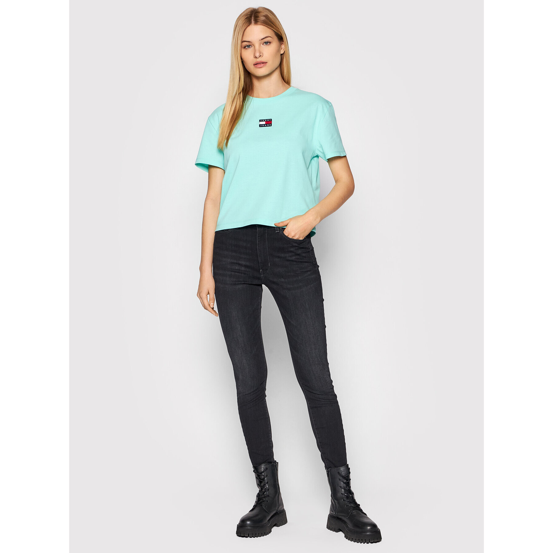 Tommy Jeans Дънки Sylvia DW0DW11569 Черен Skinny Fit - Pepit.bg