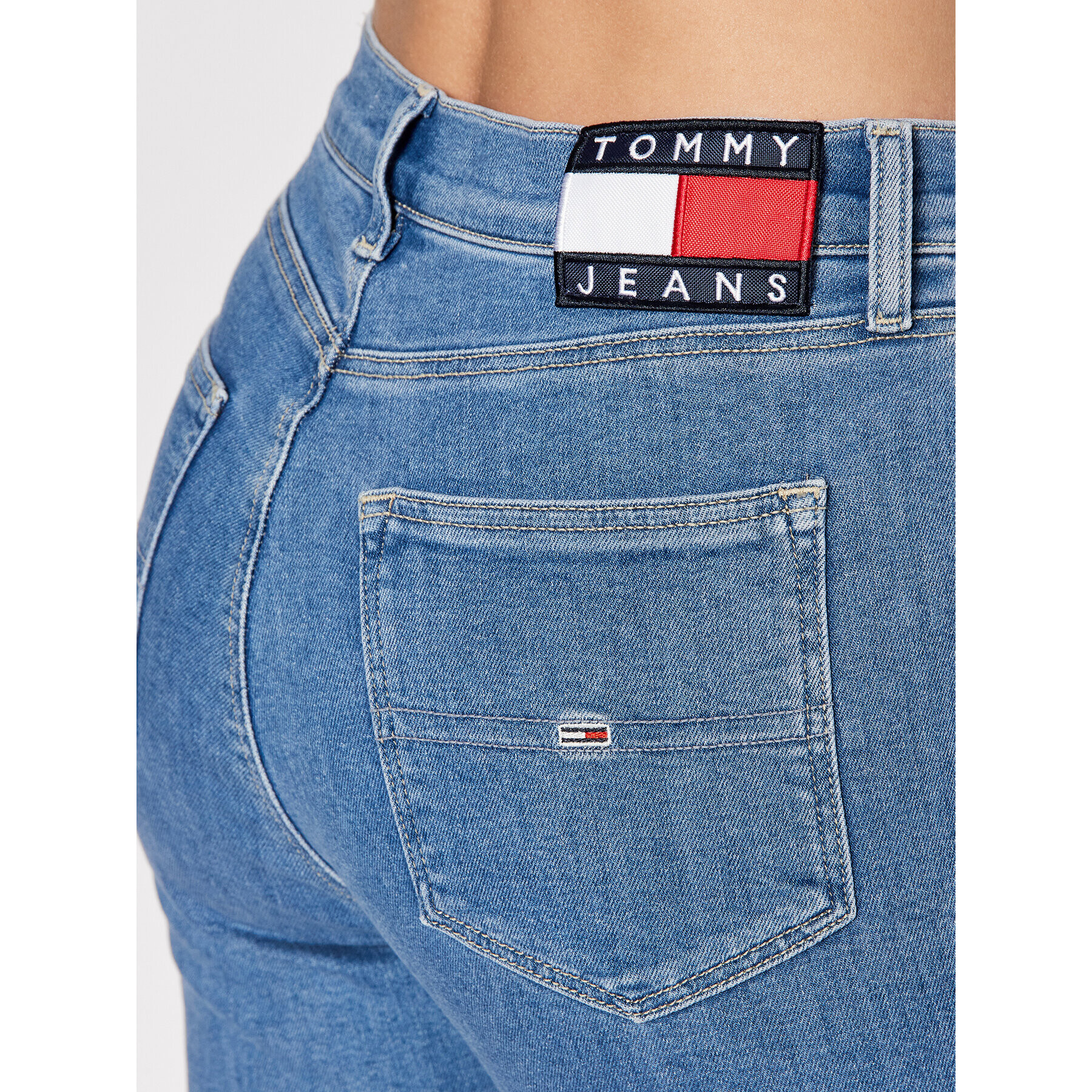 Tommy Jeans Дънки Sylvia DW0DW12022 Син Skinny Fit - Pepit.bg