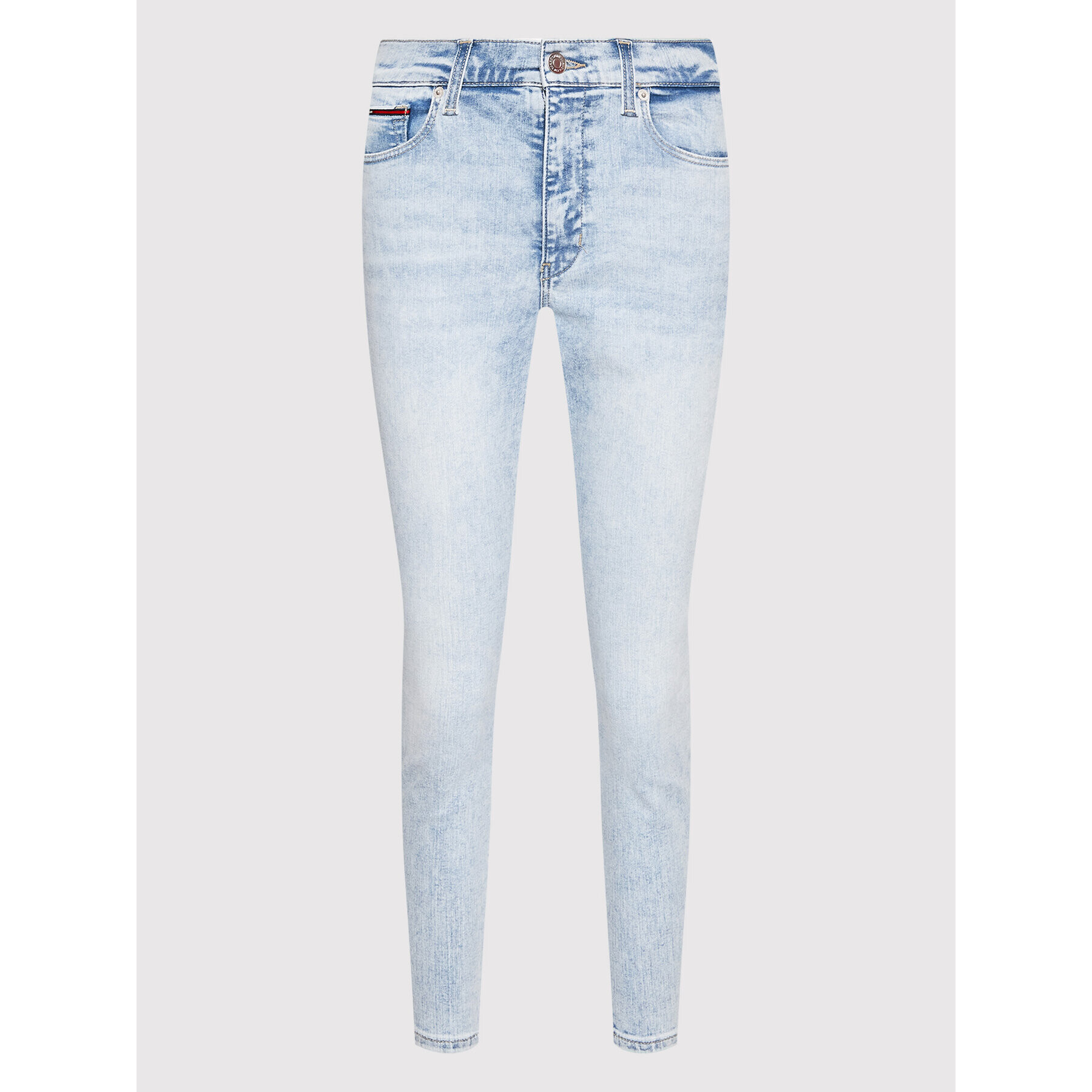 Tommy Jeans Дънки Sylvia DW0DW12377 Син Super Skinny Fit - Pepit.bg