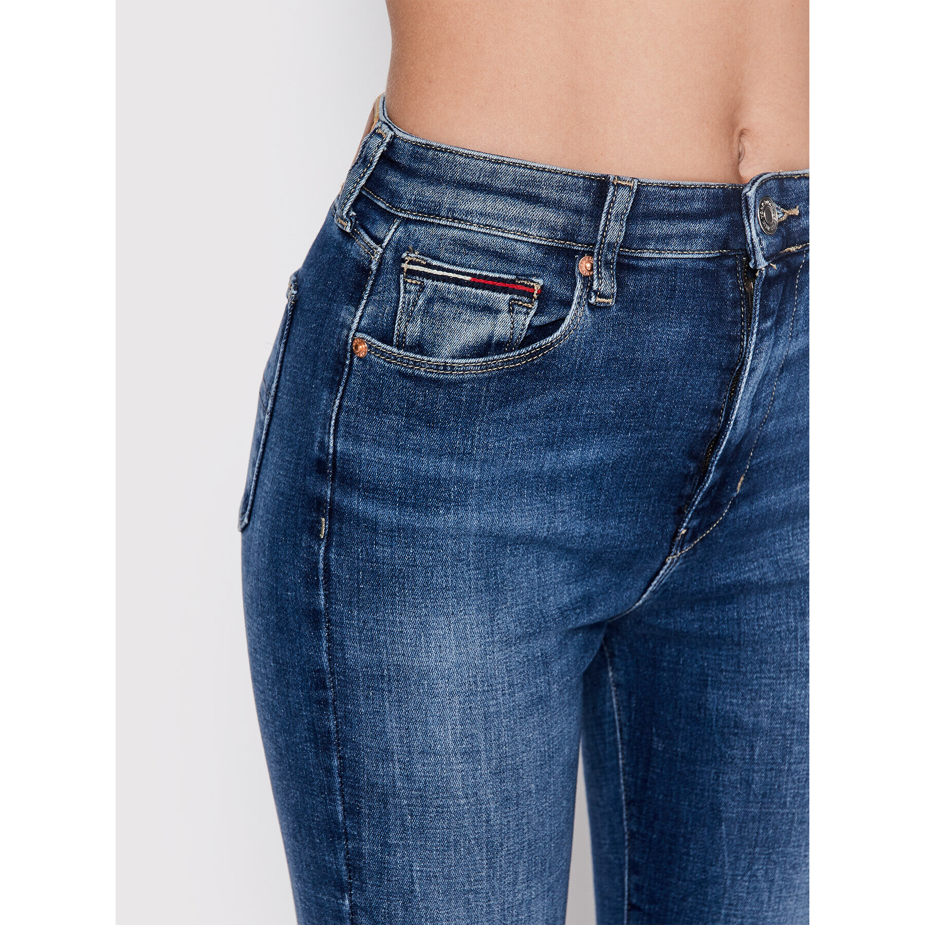 Tommy Jeans Дънки Sylvia DW0DW13354 Син Skinny Fit - Pepit.bg