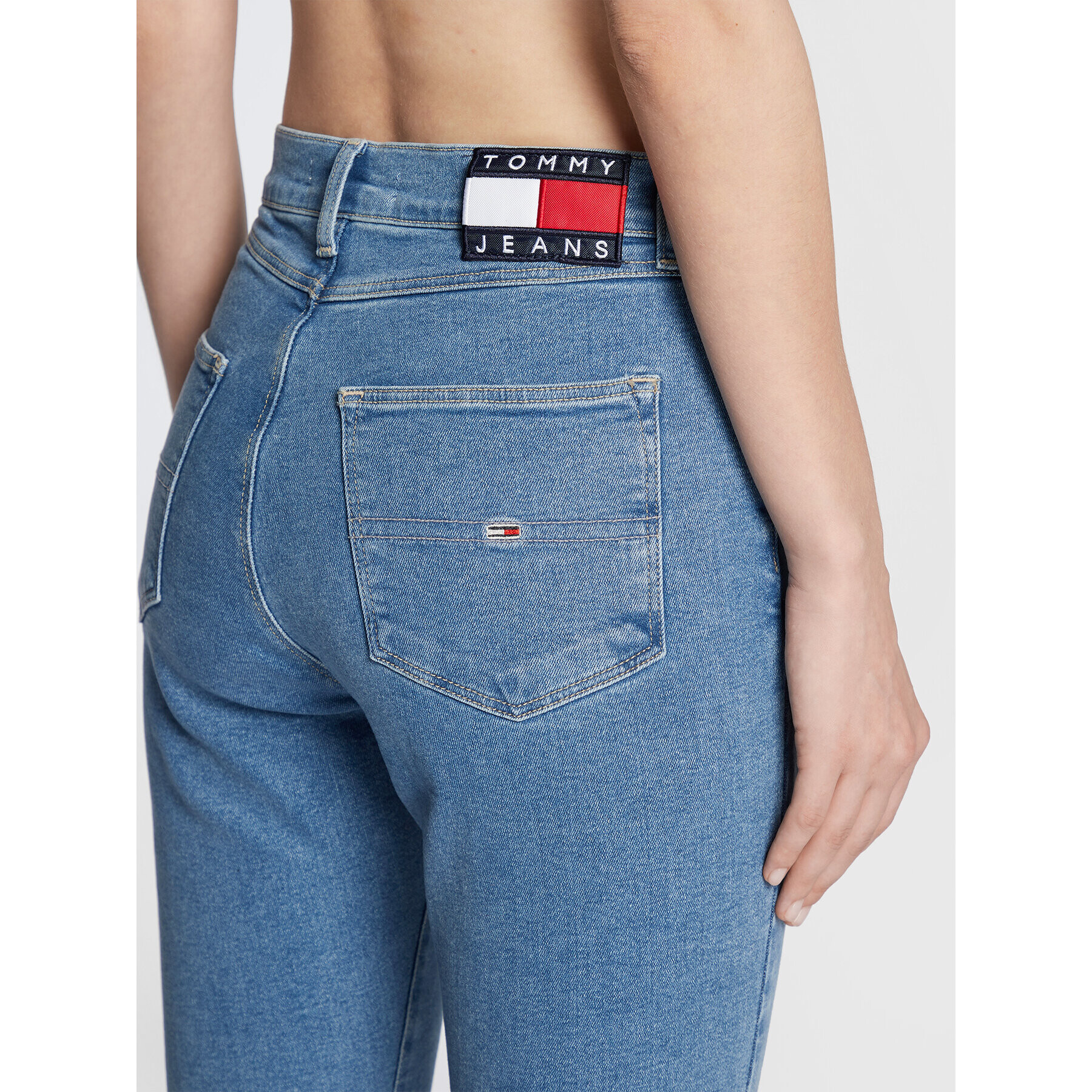 Tommy Jeans Дънки Sylvia DW0DW13900 Син Super Skinny Fit - Pepit.bg