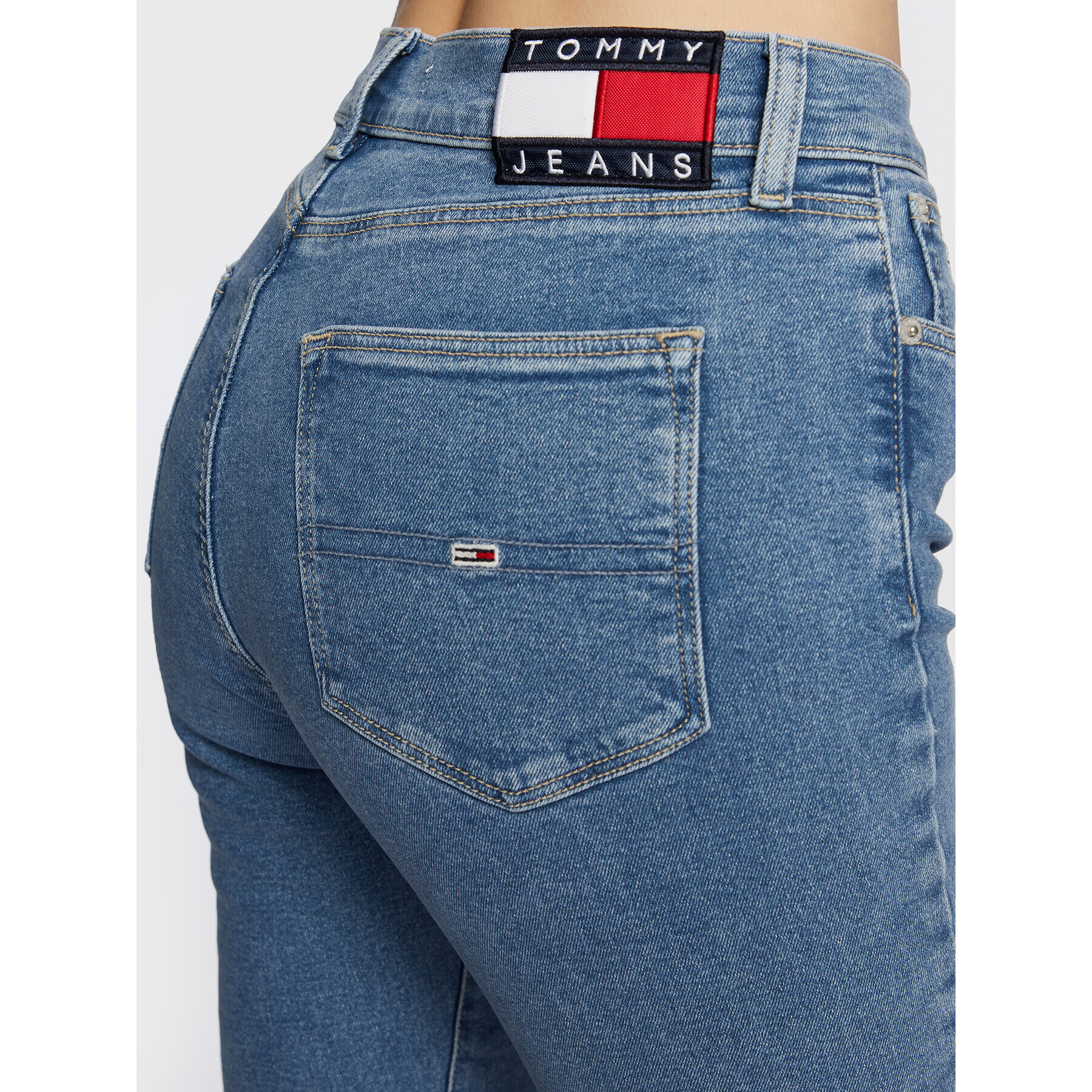 Tommy Jeans Дънки Sylvia DW0DW14794 Син Super Skinny Fit - Pepit.bg