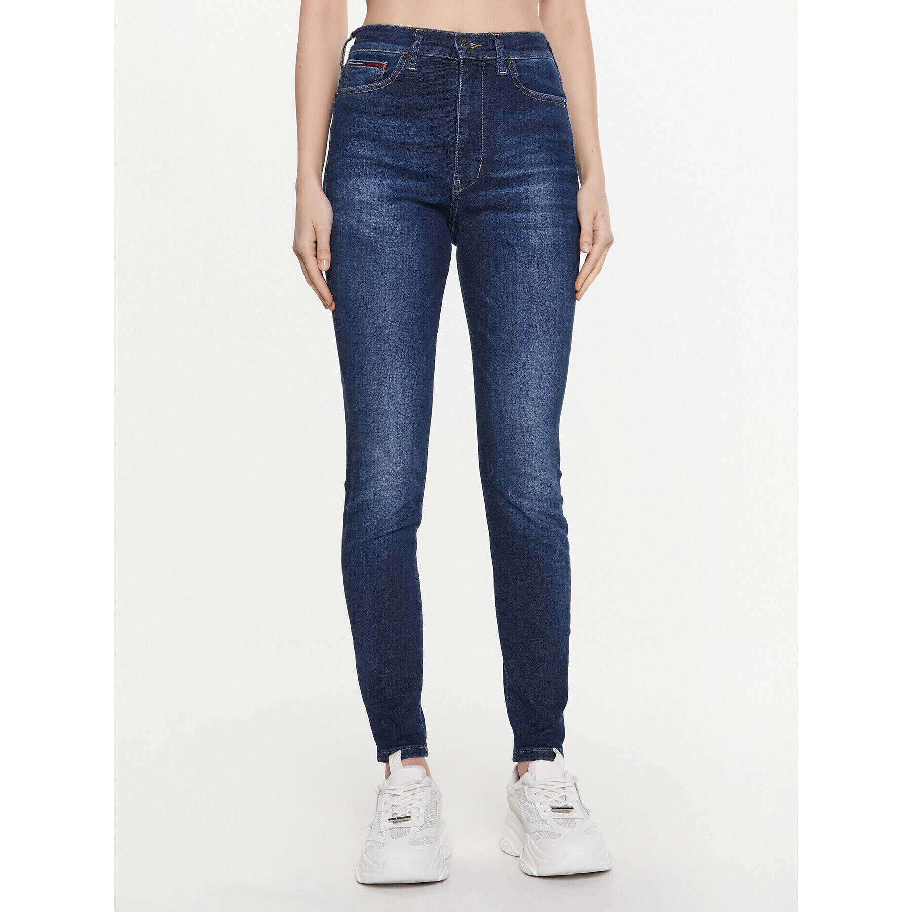 Tommy Jeans Дънки Sylvia DW0DW15488 Тъмносин Skinny Fit - Pepit.bg