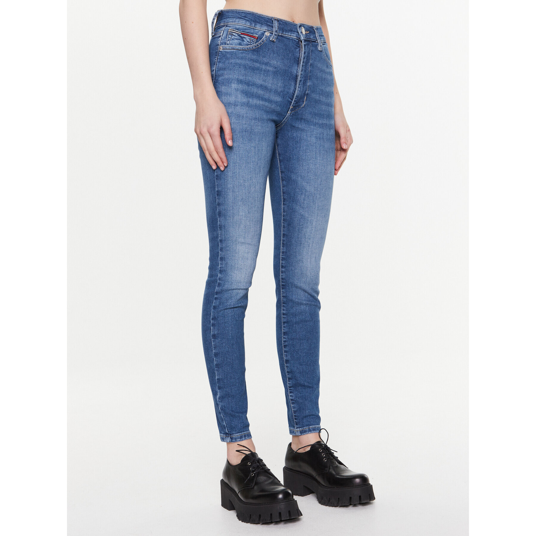 Tommy Jeans Дънки Sylvia DW0DW15491 Син Skinny Fit - Pepit.bg