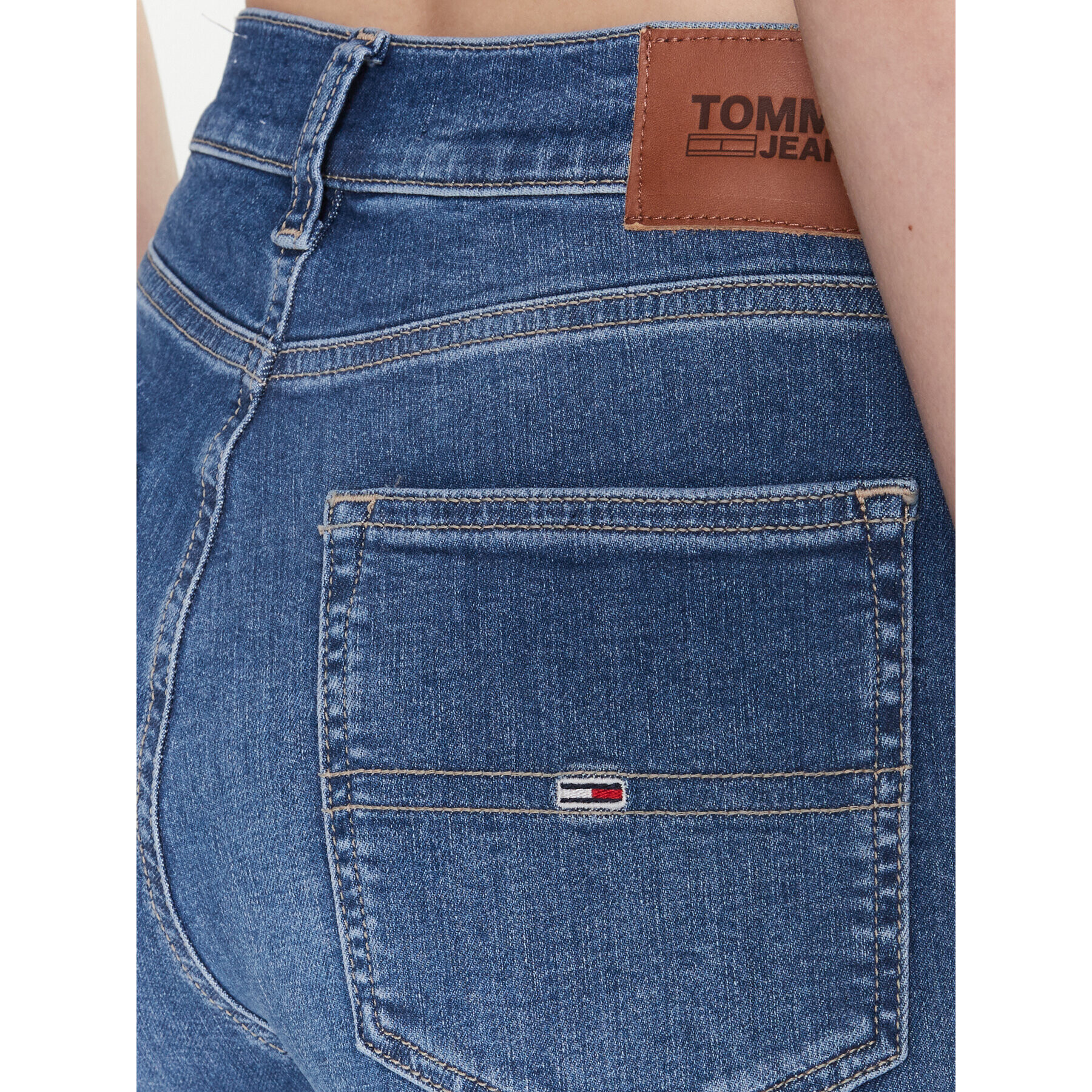 Tommy Jeans Дънки Sylvia DW0DW15491 Син Skinny Fit - Pepit.bg