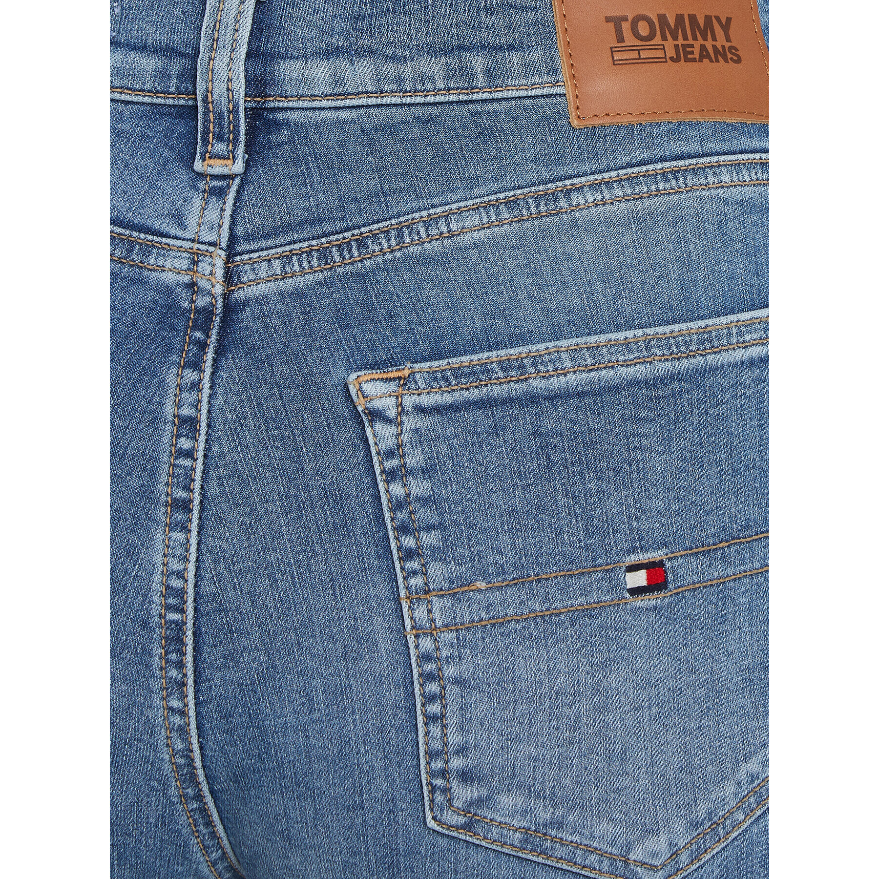 Tommy Jeans Дънки Sylvia DW0DW16691 Син Super Skinny Fit - Pepit.bg