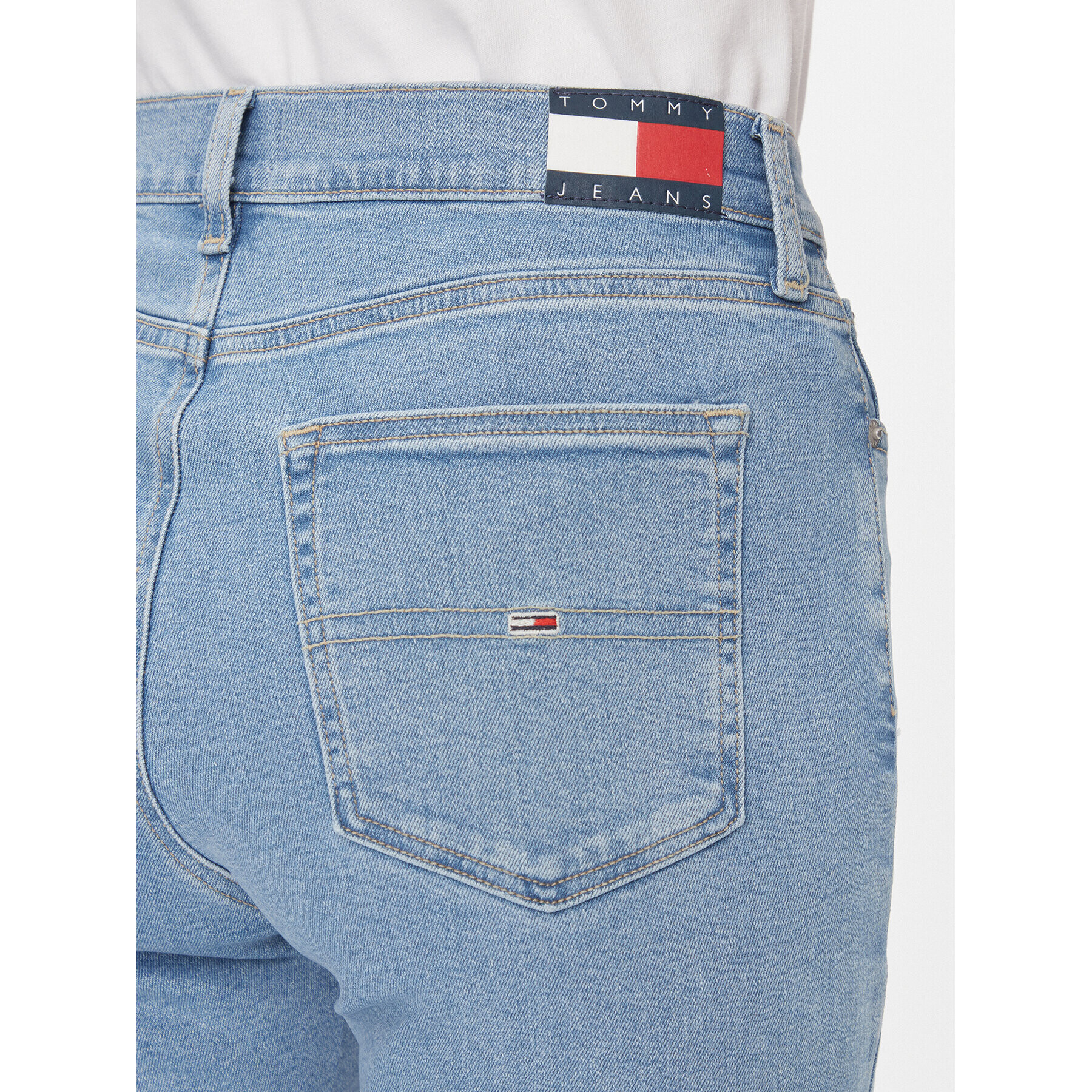 Tommy Jeans Дънки Sylvia DW0DW17110 Син Skinny Fit - Pepit.bg