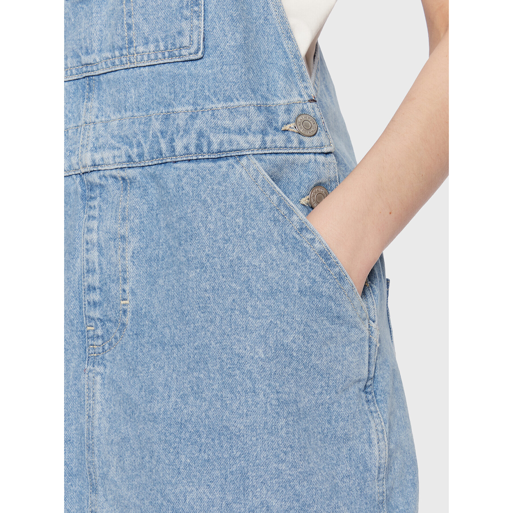 Tommy Jeans Дънкова рокля Dungaree DW0DW14843 Син Regular Fit - Pepit.bg