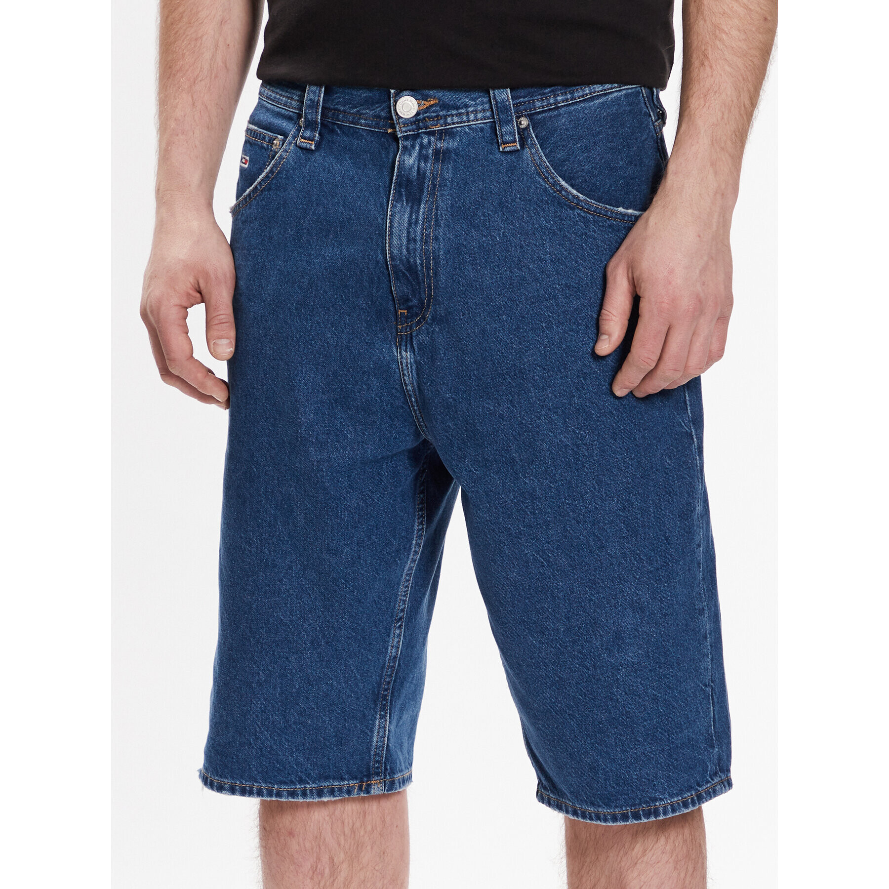 Tommy Jeans Дънкови шорти Aiden DM0DM16154 Син Baggy Fit - Pepit.bg