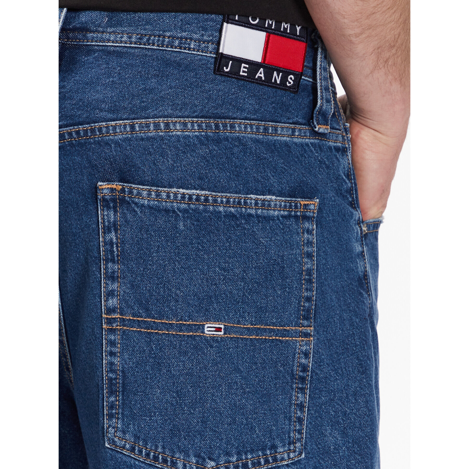 Tommy Jeans Дънкови шорти Aiden DM0DM16154 Син Baggy Fit - Pepit.bg