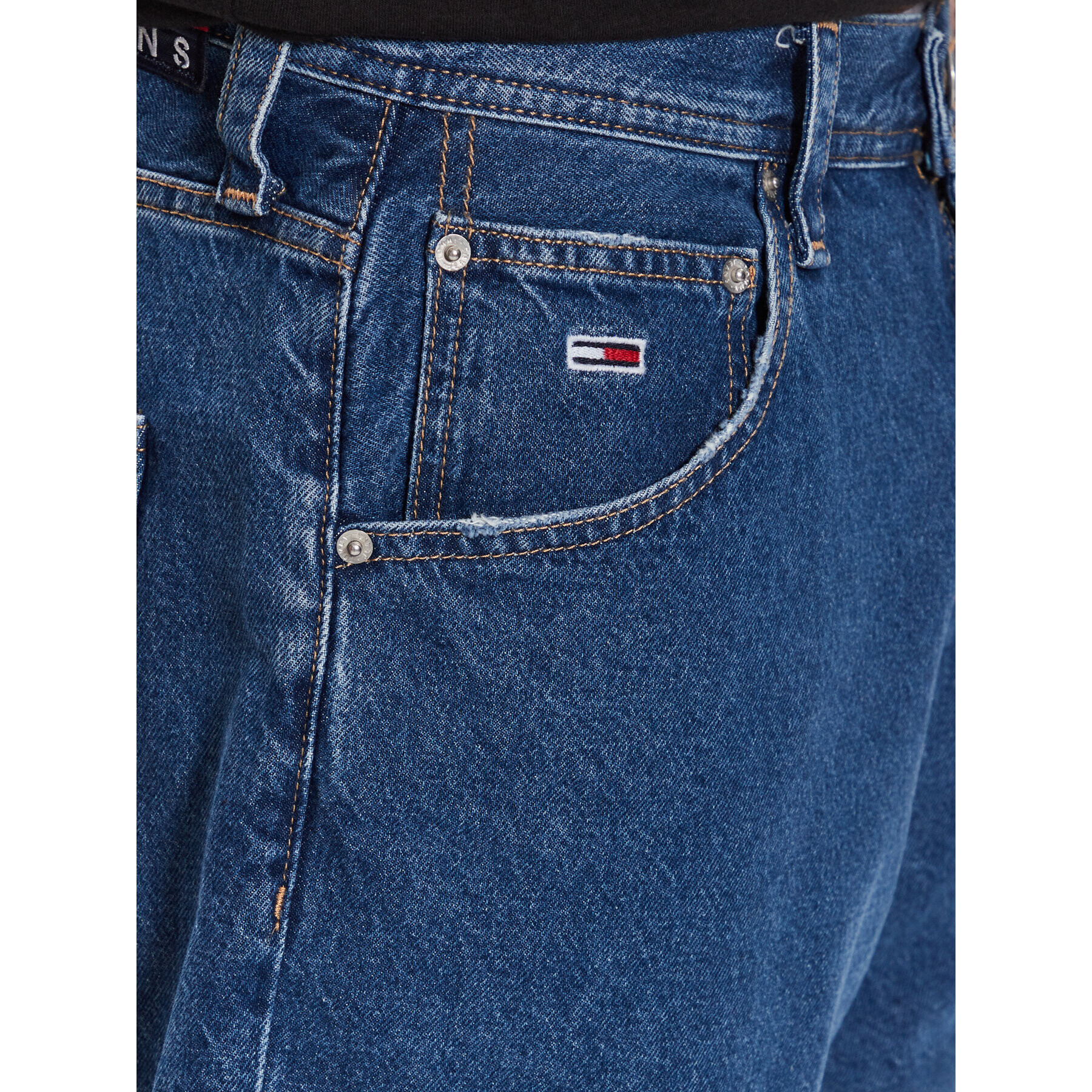 Tommy Jeans Дънкови шорти Aiden DM0DM16154 Син Baggy Fit - Pepit.bg