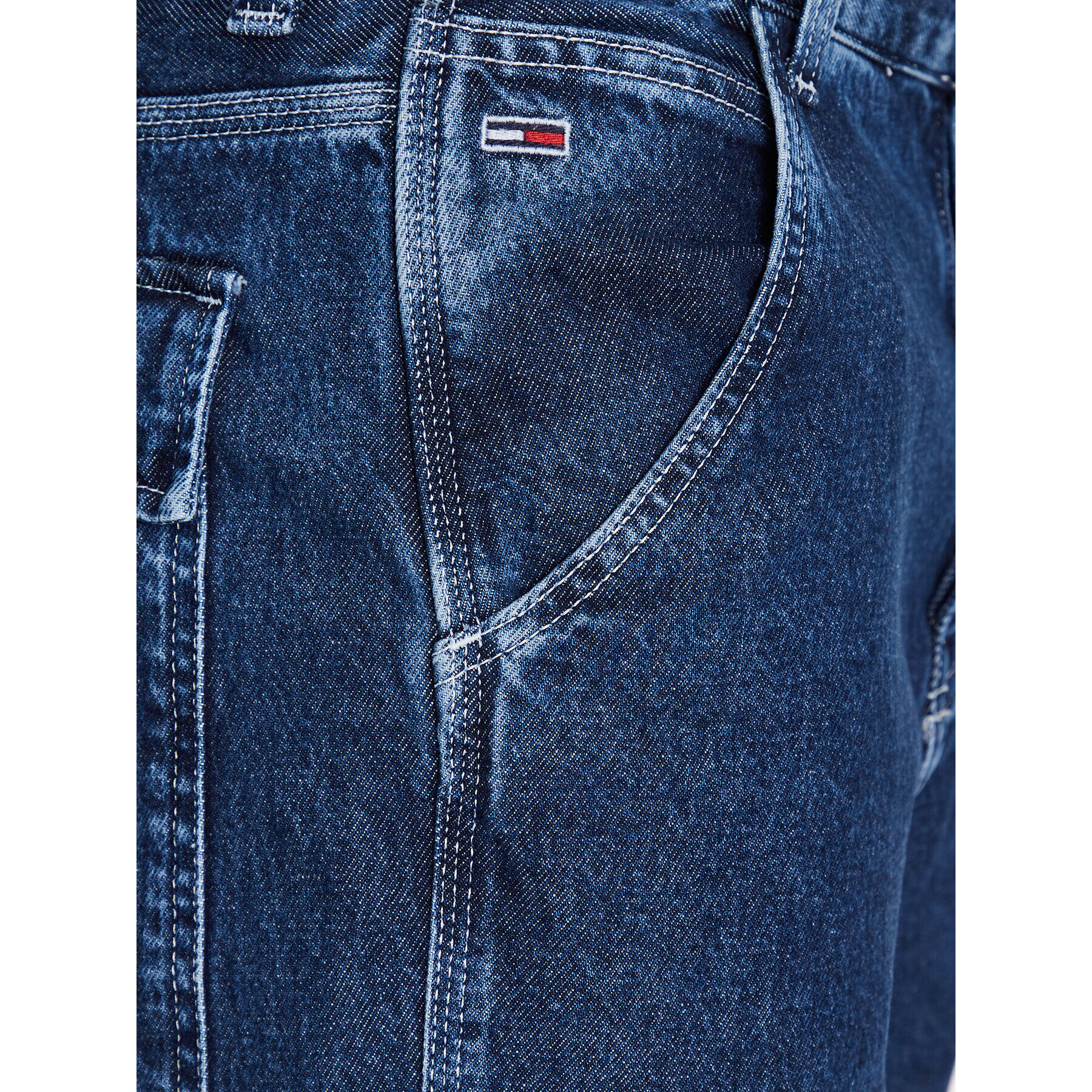 Tommy Jeans Дънкови шорти Aiden DM0DM16752 Син Relaxed Fit - Pepit.bg