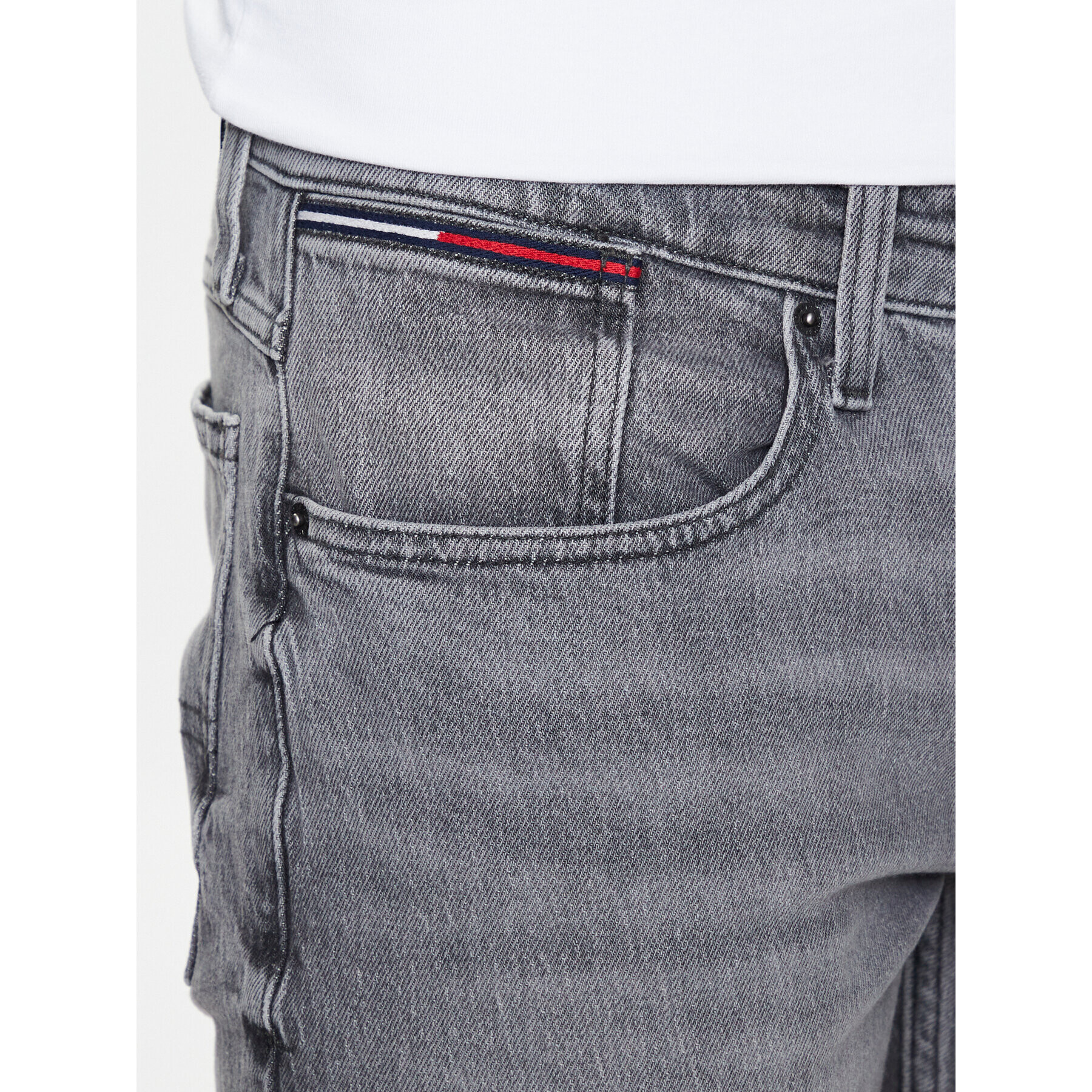 Tommy Jeans Дънкови шорти Ronnie DM0DM16349 Сив Relaxed Fit - Pepit.bg