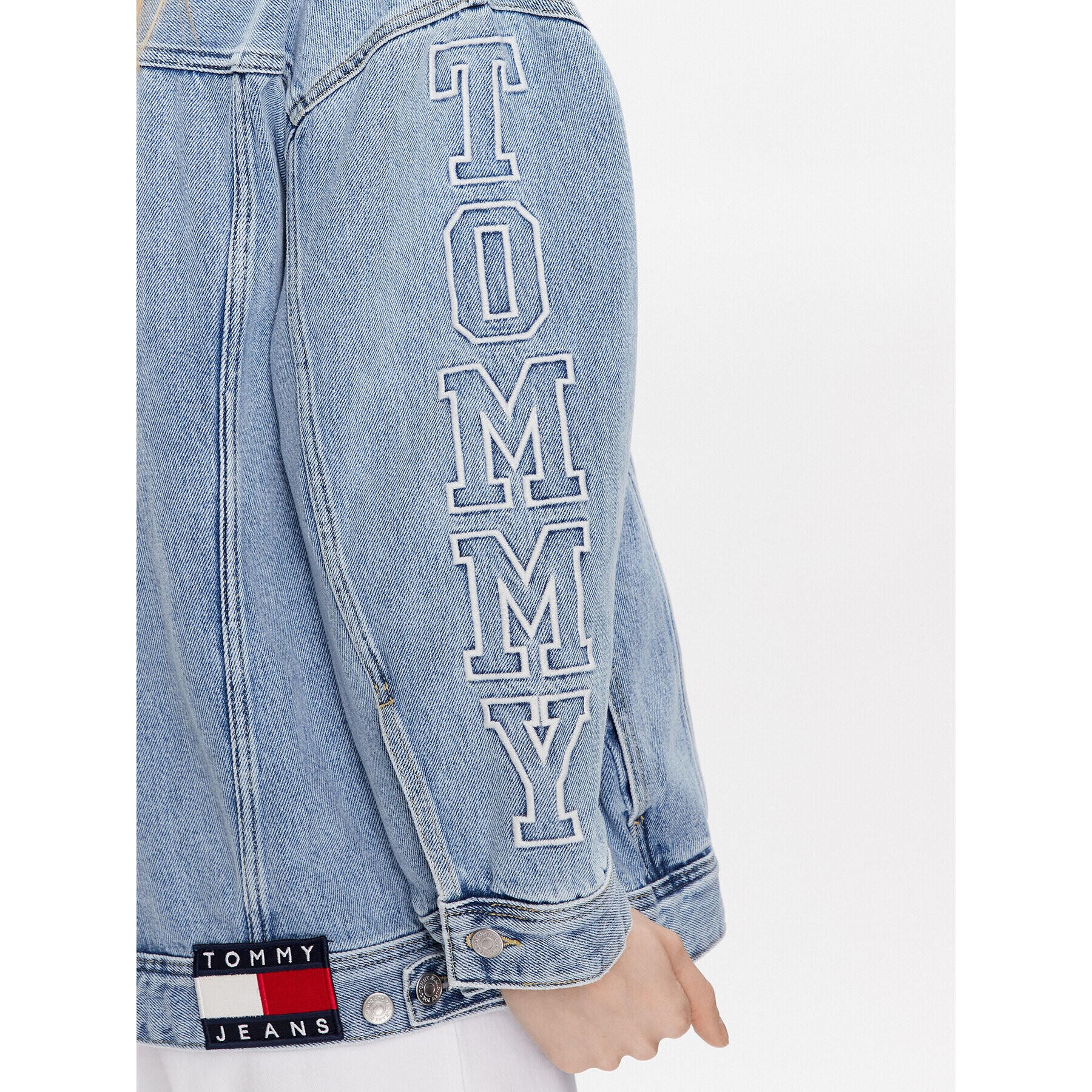 Tommy Jeans Дънково яке Daisy DW0DW15616 Син Oversize - Pepit.bg