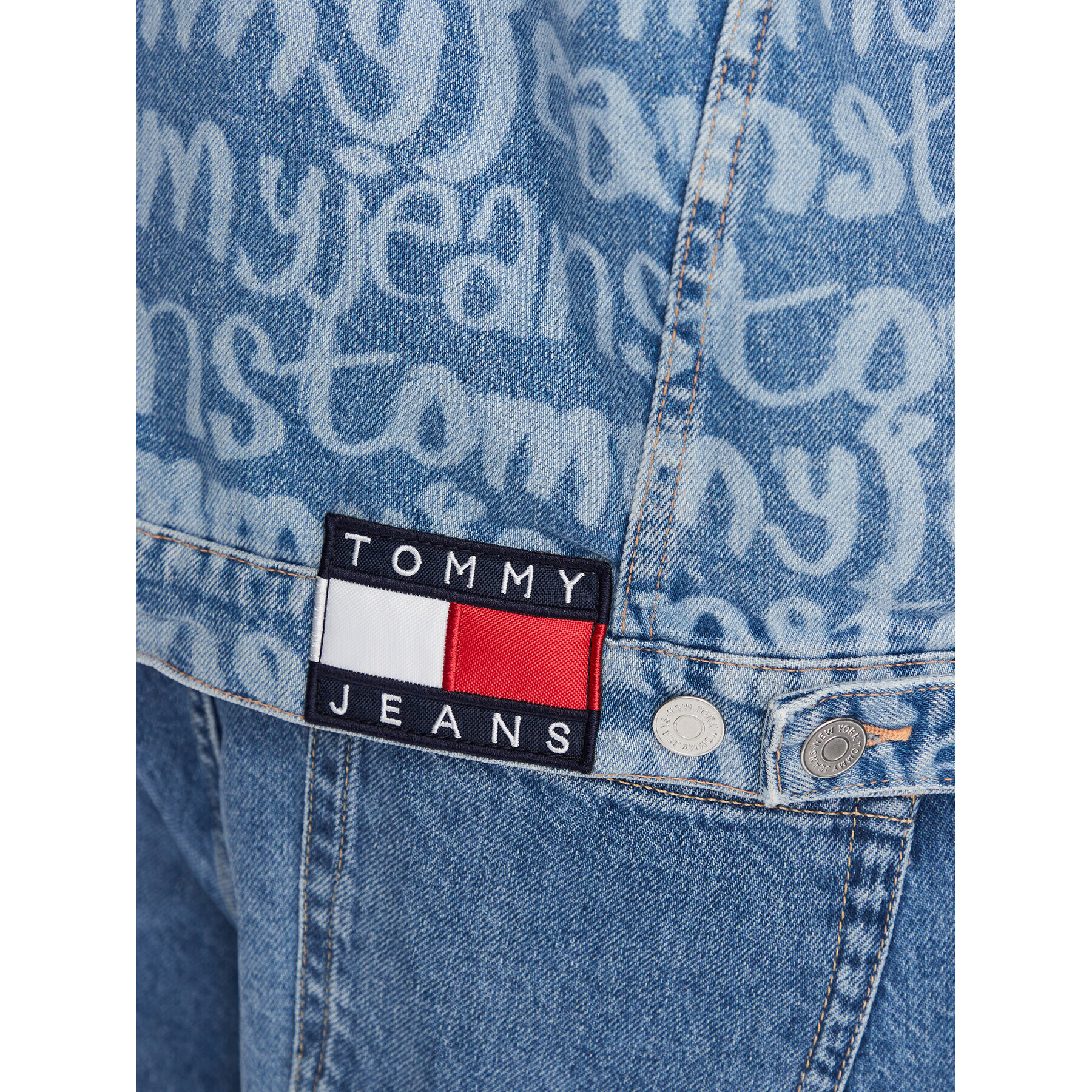 Tommy Jeans Дънково яке DM0DM16732 Син Oversize - Pepit.bg