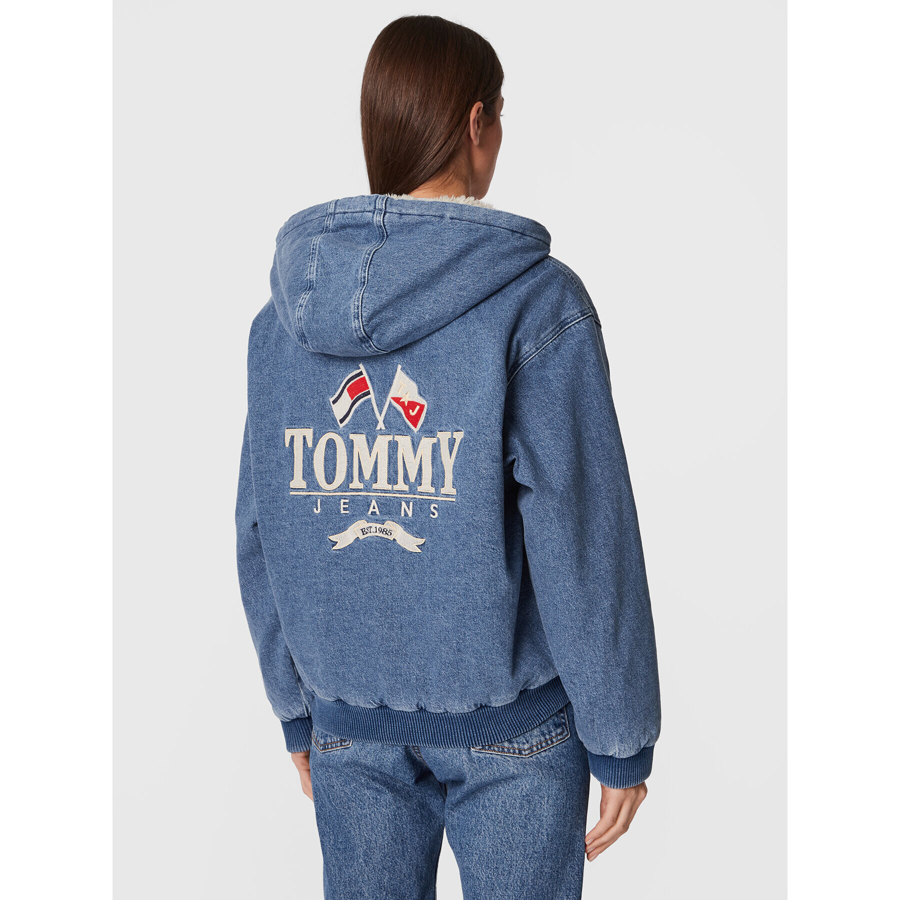 Tommy Jeans Дънково яке DW0DW14249 Син Regular Fit - Pepit.bg