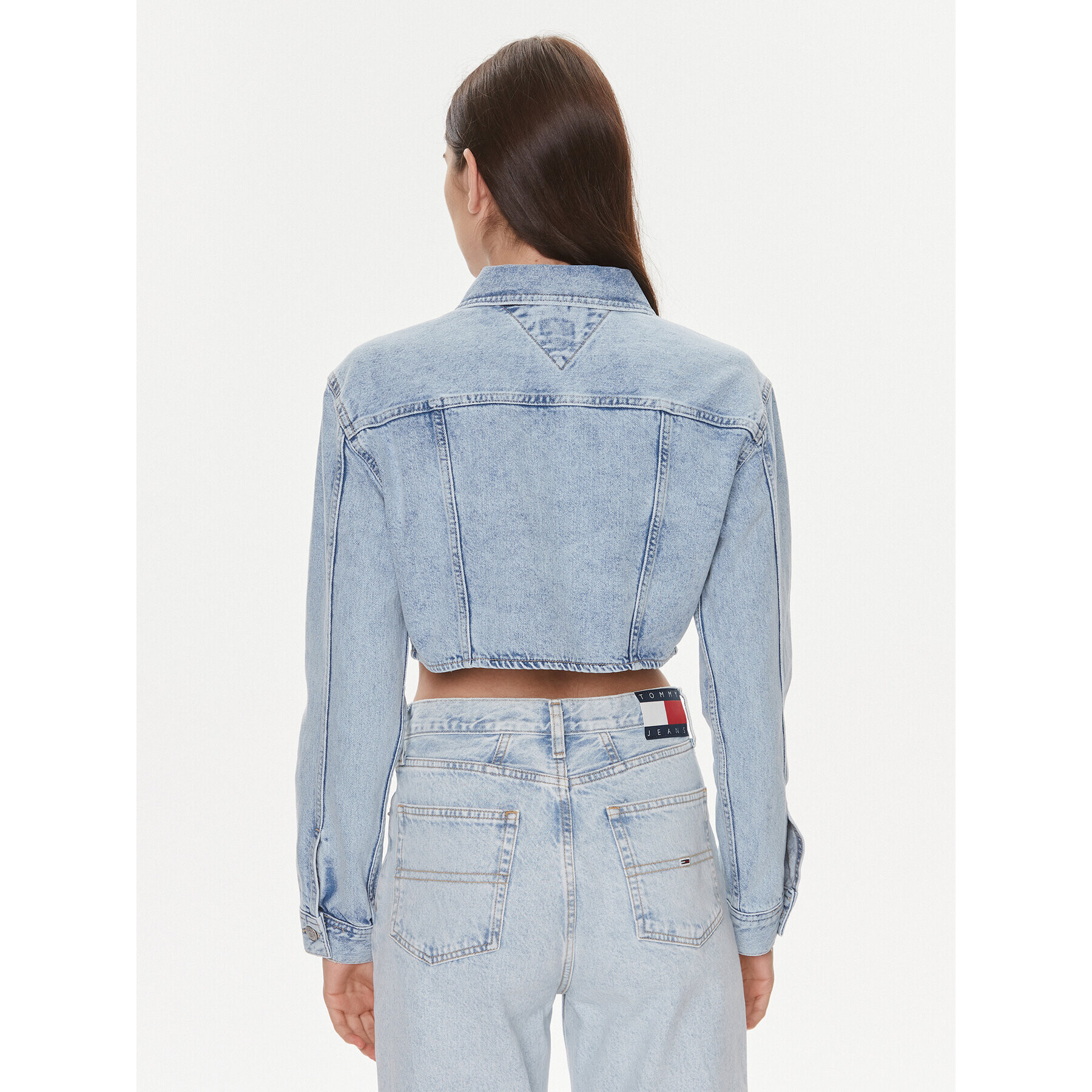 Tommy Jeans Дънково яке DW0DW17450 Син Slim Fit - Pepit.bg