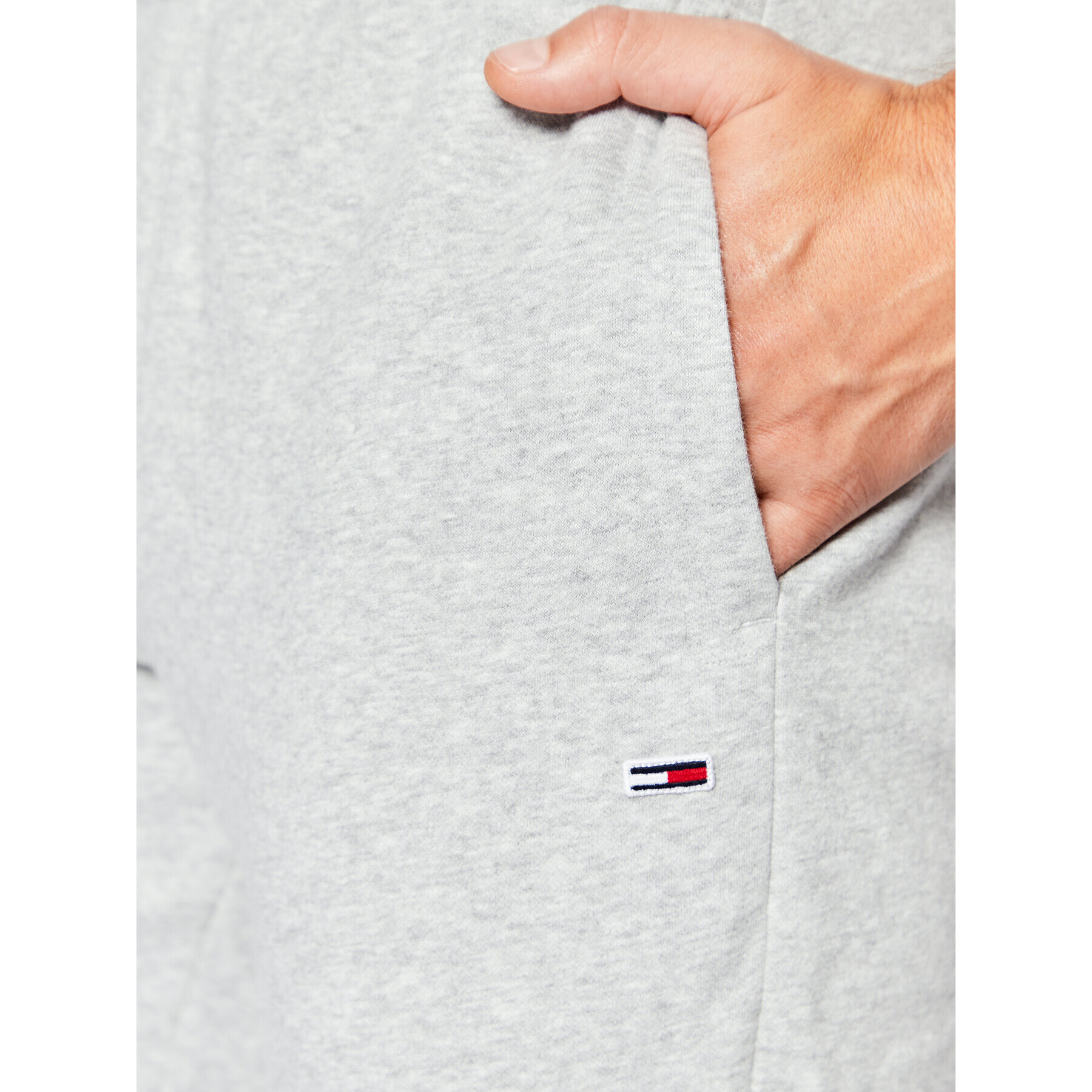 Tommy Jeans Долнище анцуг DM0DM15380 Сив Slim Fit - Pepit.bg