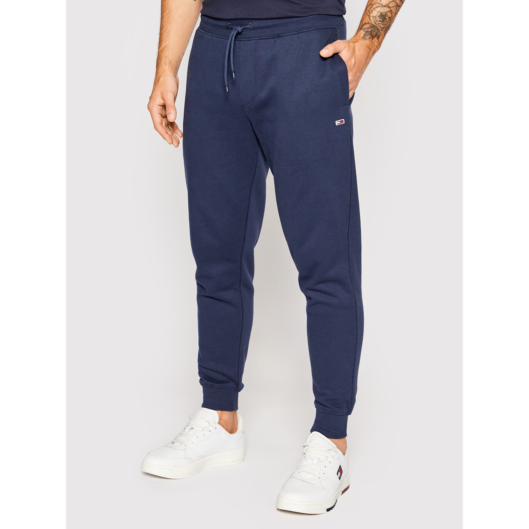 Tommy Jeans Долнище анцуг DM0DM15380 Тъмносин Slim Fit - Pepit.bg