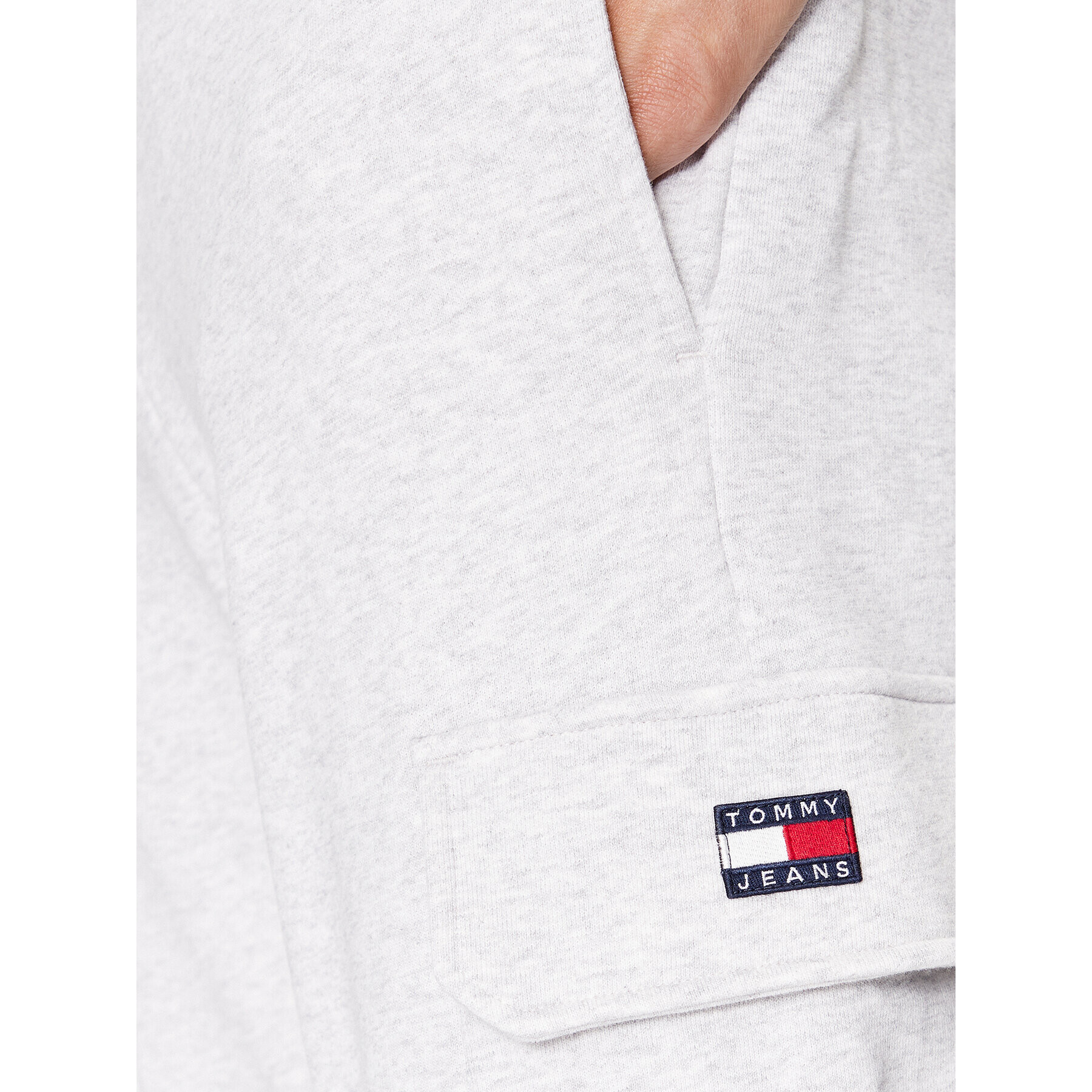 Tommy Jeans Долнище анцуг DM0DM17694 Сив Regular Fit - Pepit.bg
