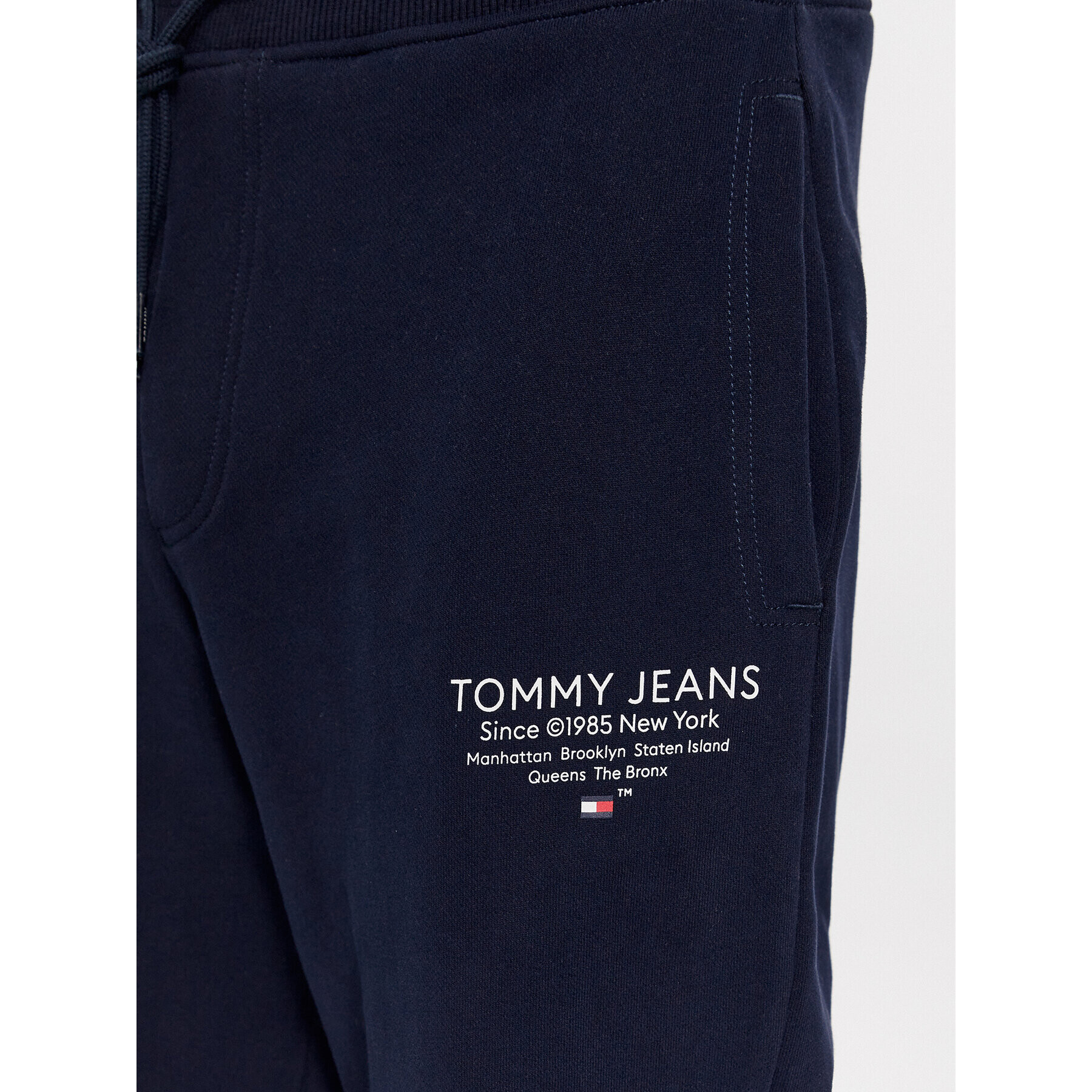 Tommy Jeans Долнище анцуг Entry Graphic DM0DM18357 Тъмносин Slim Fit - Pepit.bg