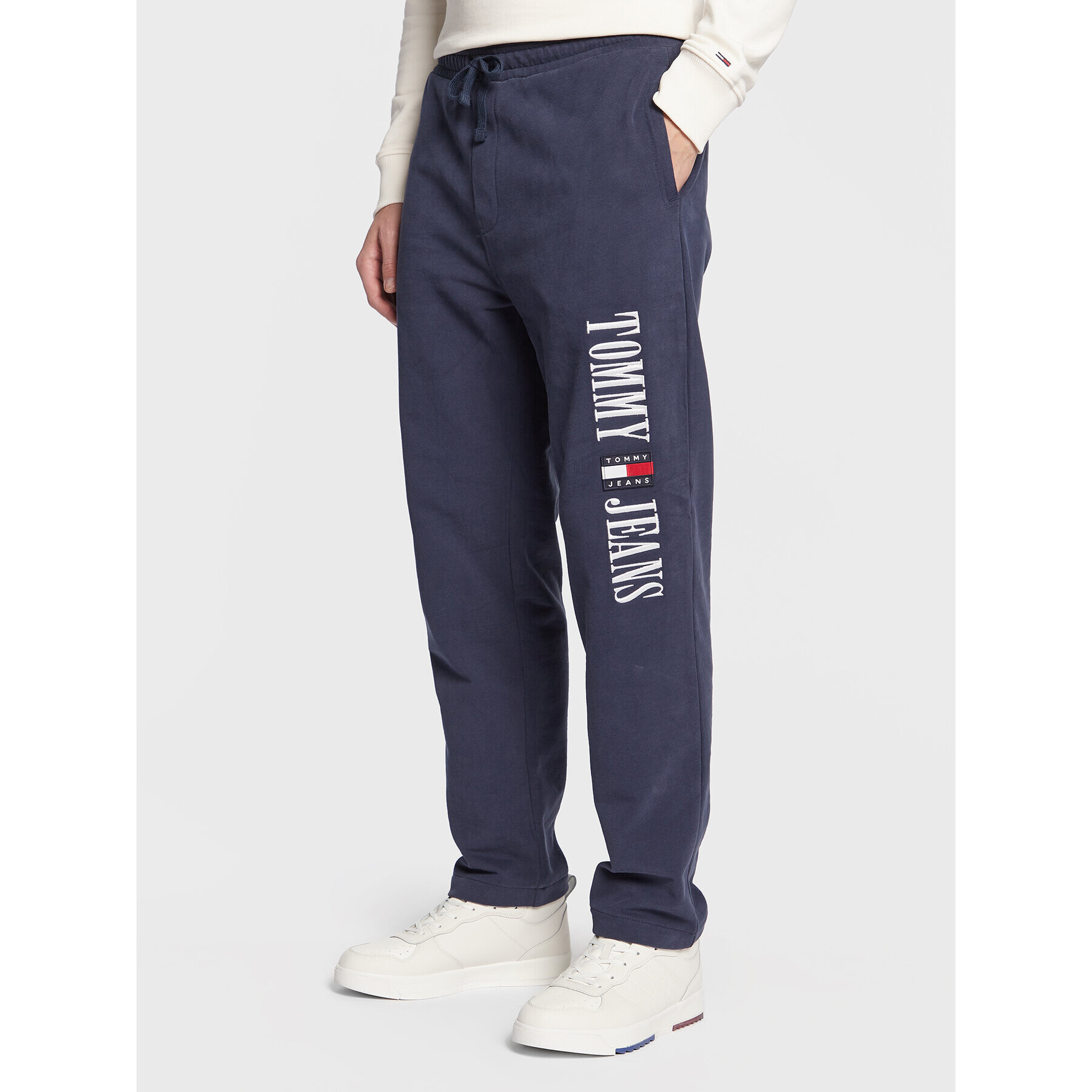 Tommy Jeans Долнище анцуг Ethan Archive DM0DM15792 Тъмносин Regular Fit - Pepit.bg