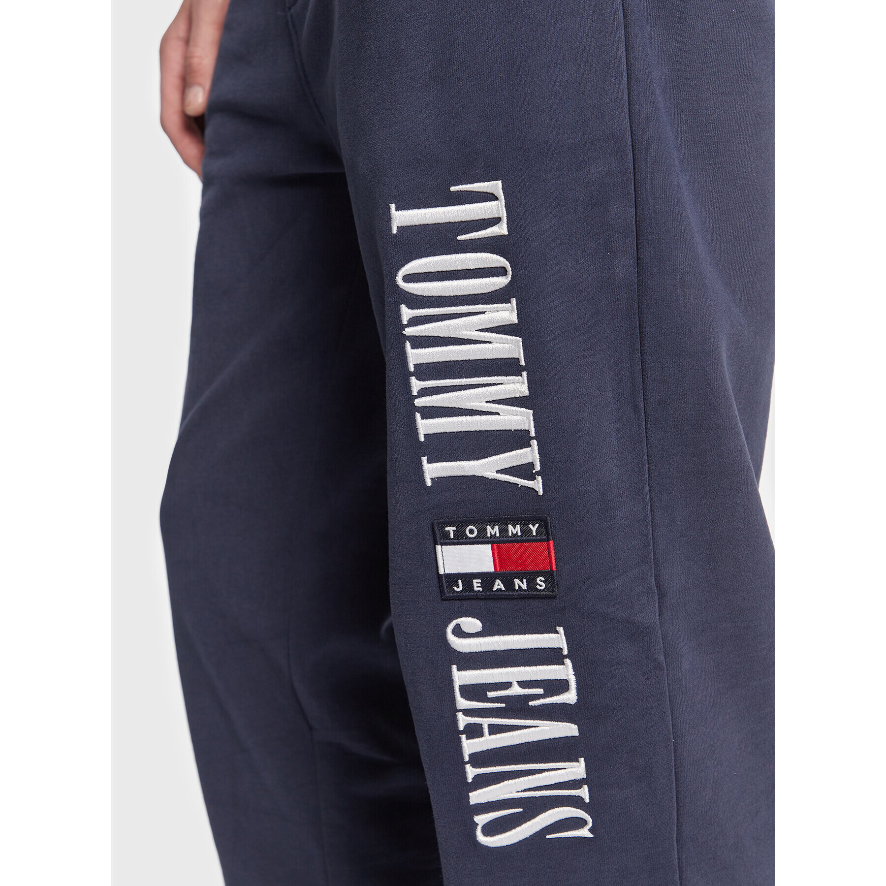 Tommy Jeans Долнище анцуг Ethan Archive DM0DM15792 Тъмносин Regular Fit - Pepit.bg