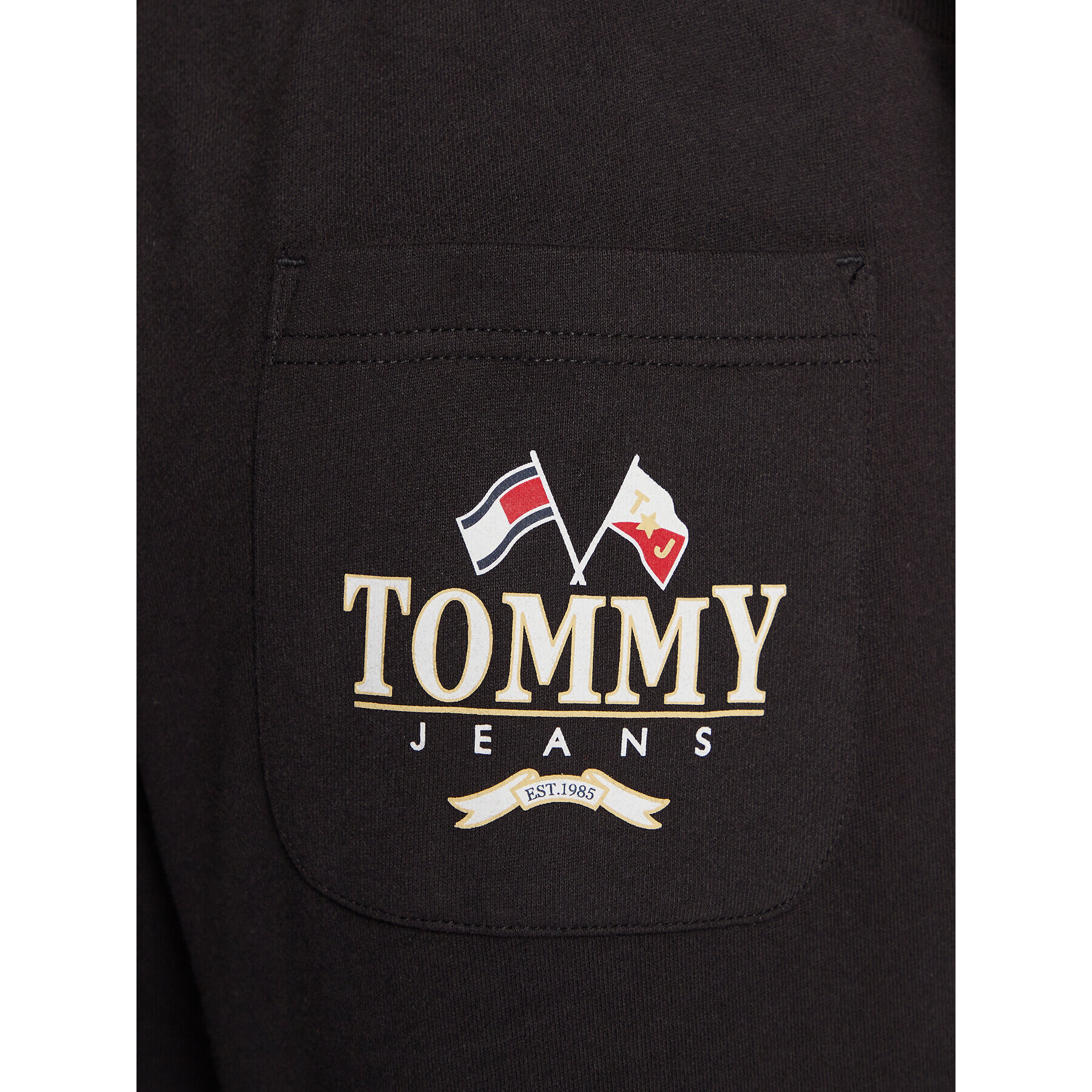 Tommy Jeans Долнище анцуг Modern Prep DM0DM15190 Черен Regular Fit - Pepit.bg