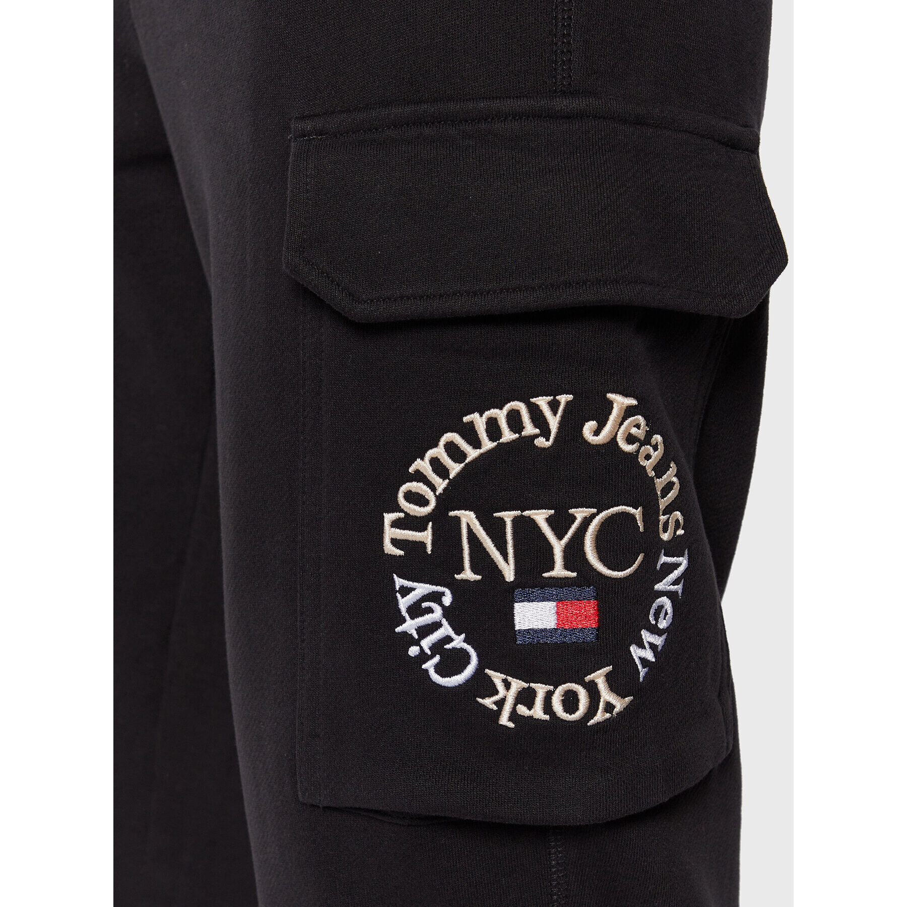 Tommy Jeans Долнище анцуг Timeless DM0DM14277 Черен Regular Fit - Pepit.bg