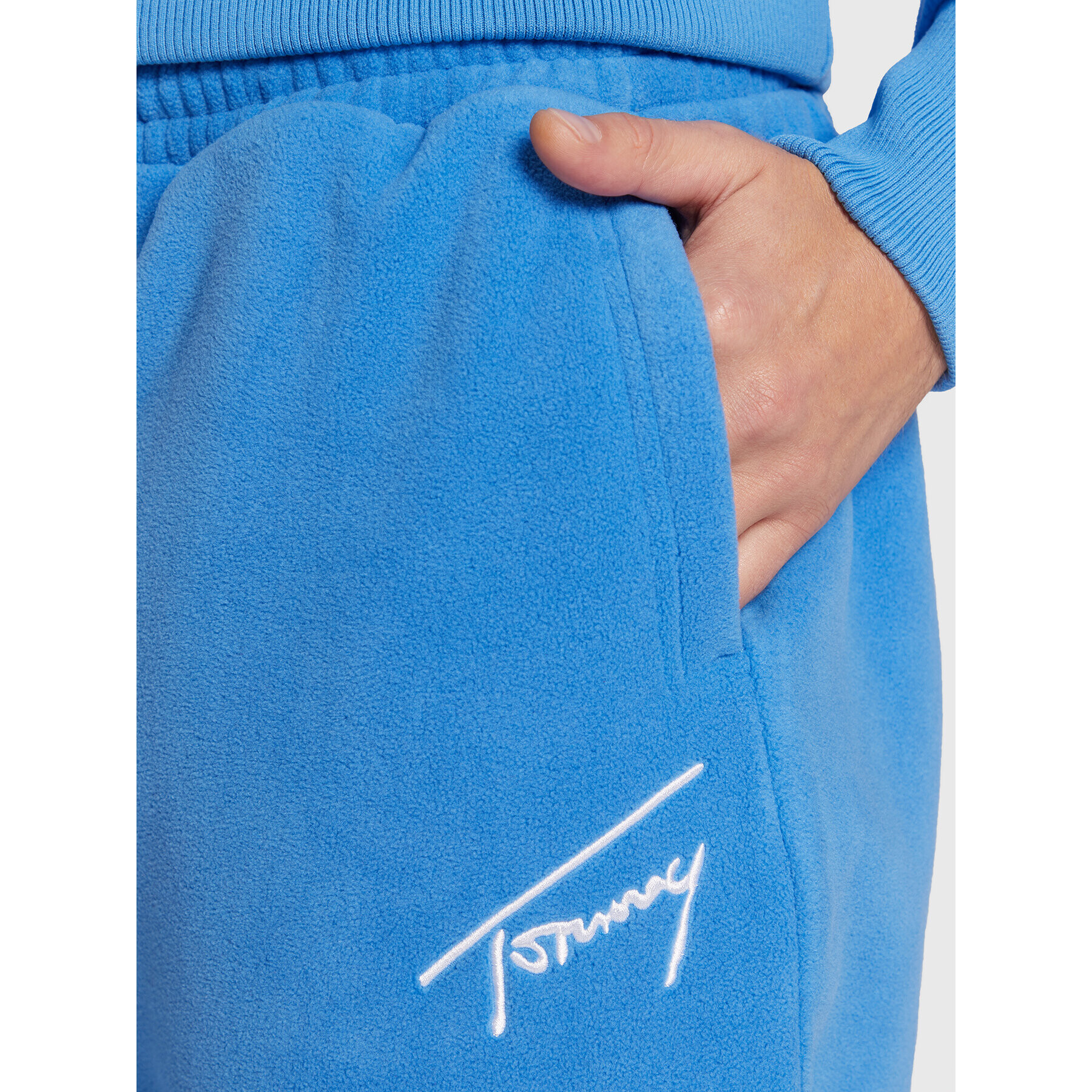 Tommy Jeans Долнище анцуг Winter Signature DM0DM15037 Син Relaxed Fit - Pepit.bg