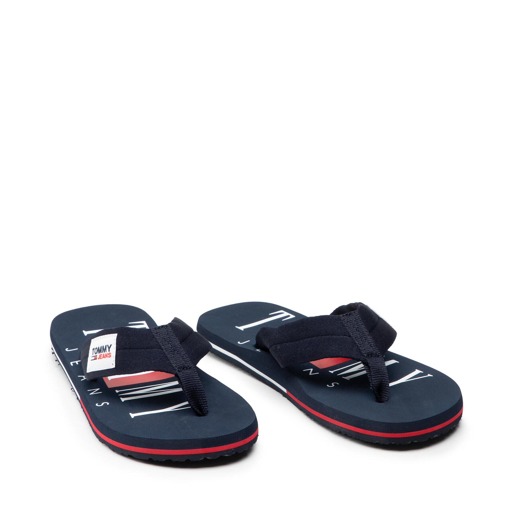 Tommy Jeans Джапанки Beach Sandal EM0EM00691 Тъмносин - Pepit.bg