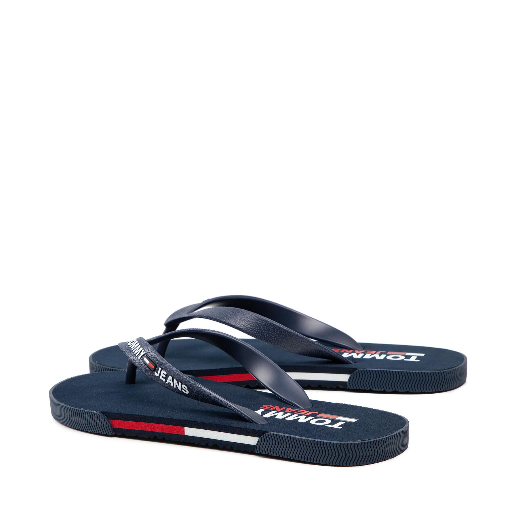 Tommy Jeans Джапанки Men Beach Sandal EM0EM00731 Тъмносин - Pepit.bg