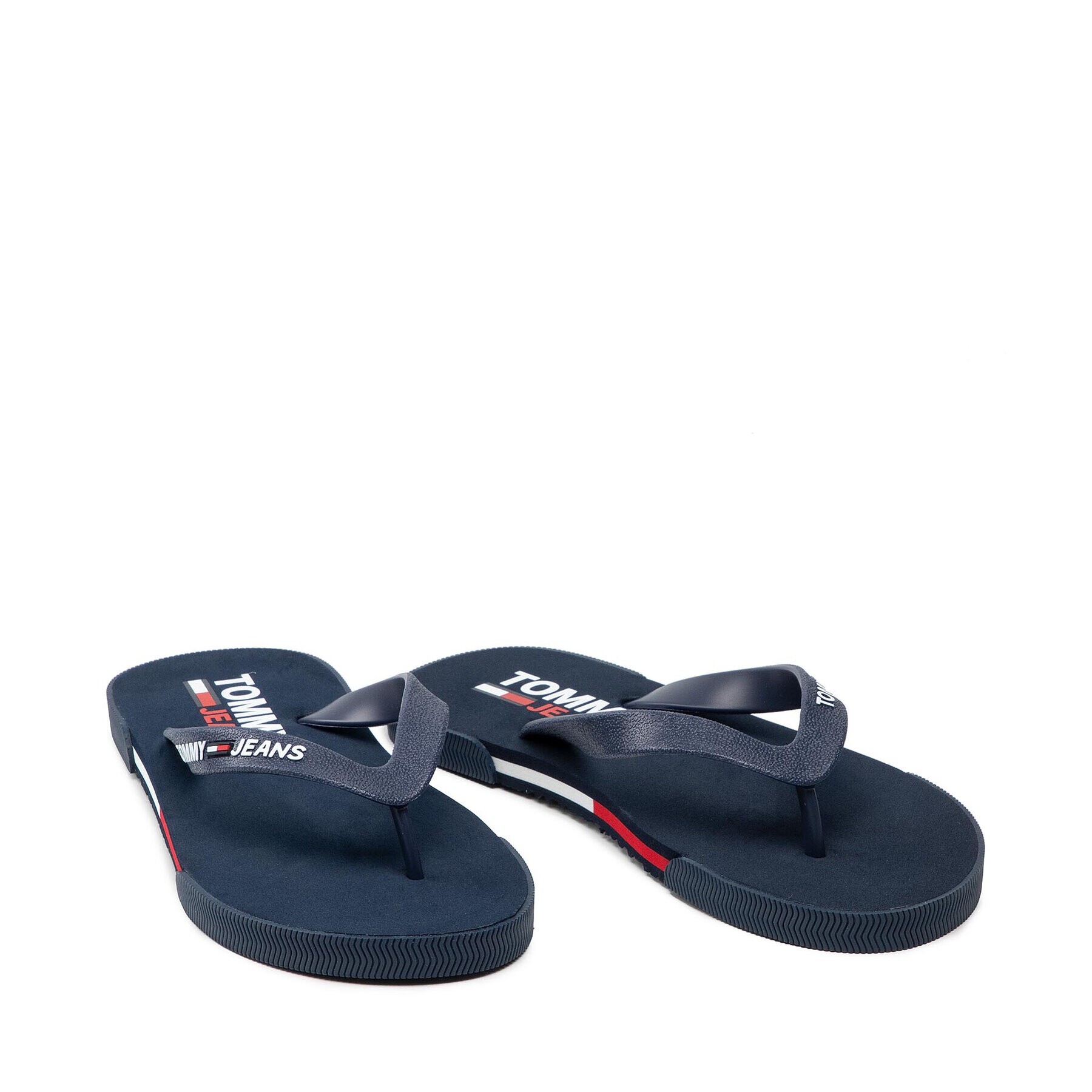 Tommy Jeans Джапанки Men Beach Sandal EM0EM00731 Тъмносин - Pepit.bg