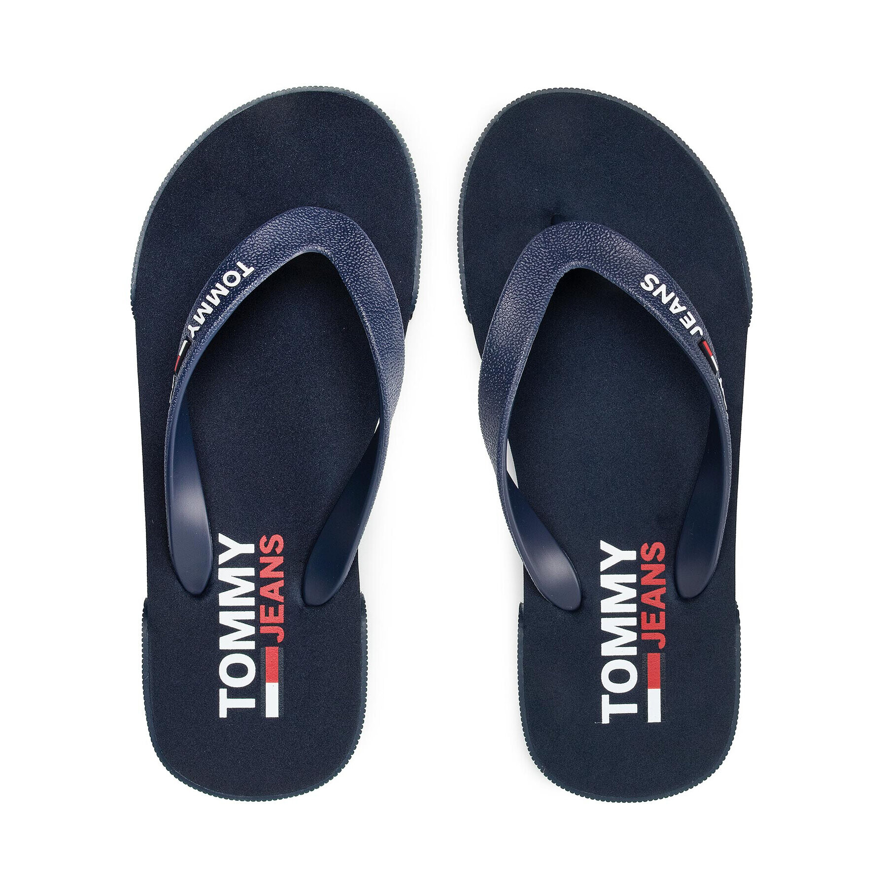 Tommy Jeans Джапанки Men Beach Sandal EM0EM00731 Тъмносин - Pepit.bg