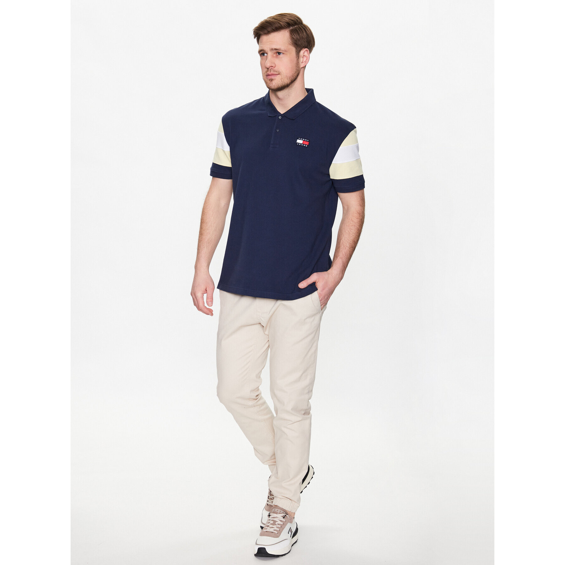 Tommy Jeans Джогъри Scanton DM0DM15969 Бежов Slim Fit - Pepit.bg