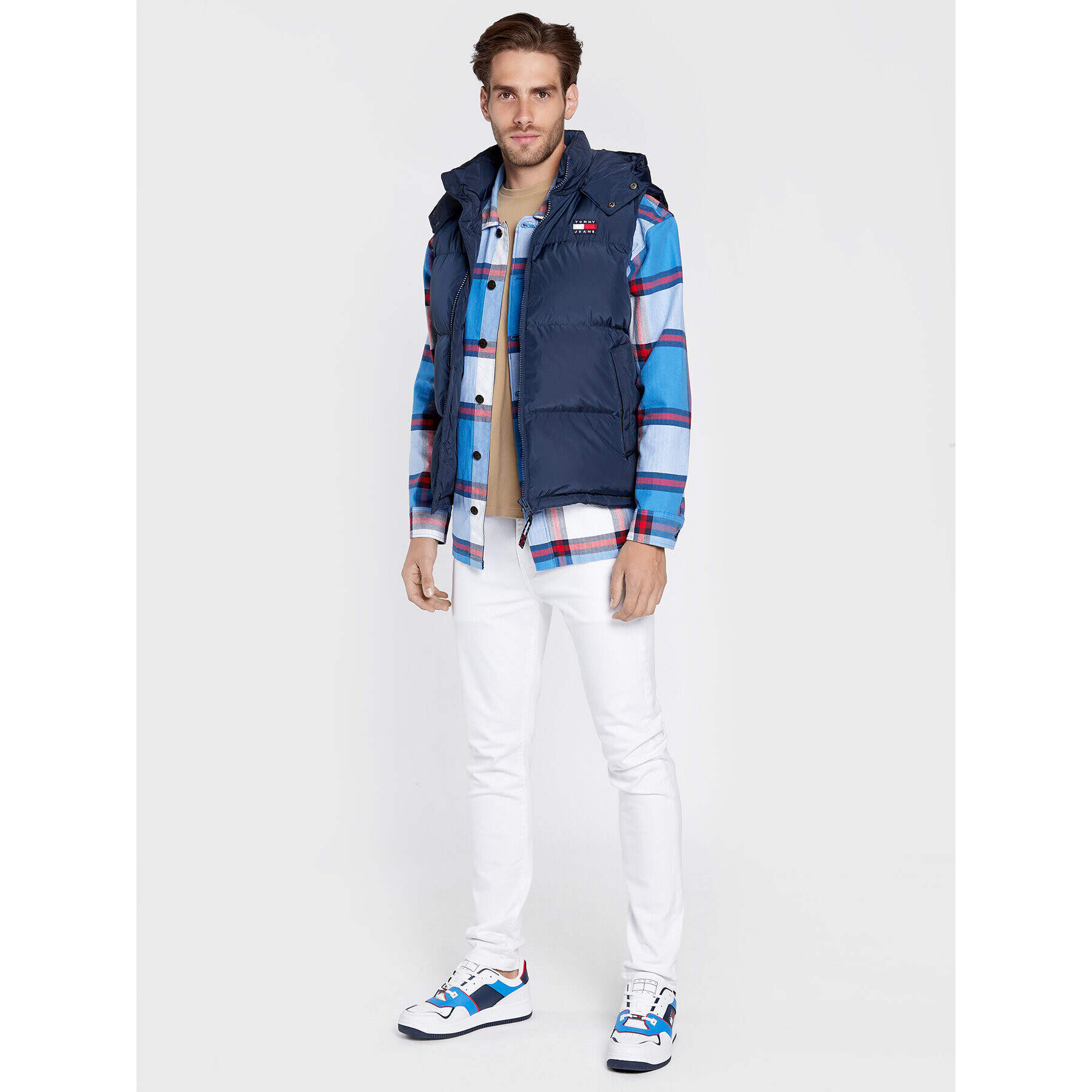 Tommy Jeans Елек Alaska DM0DM14447 Тъмносин Regular Fit - Pepit.bg