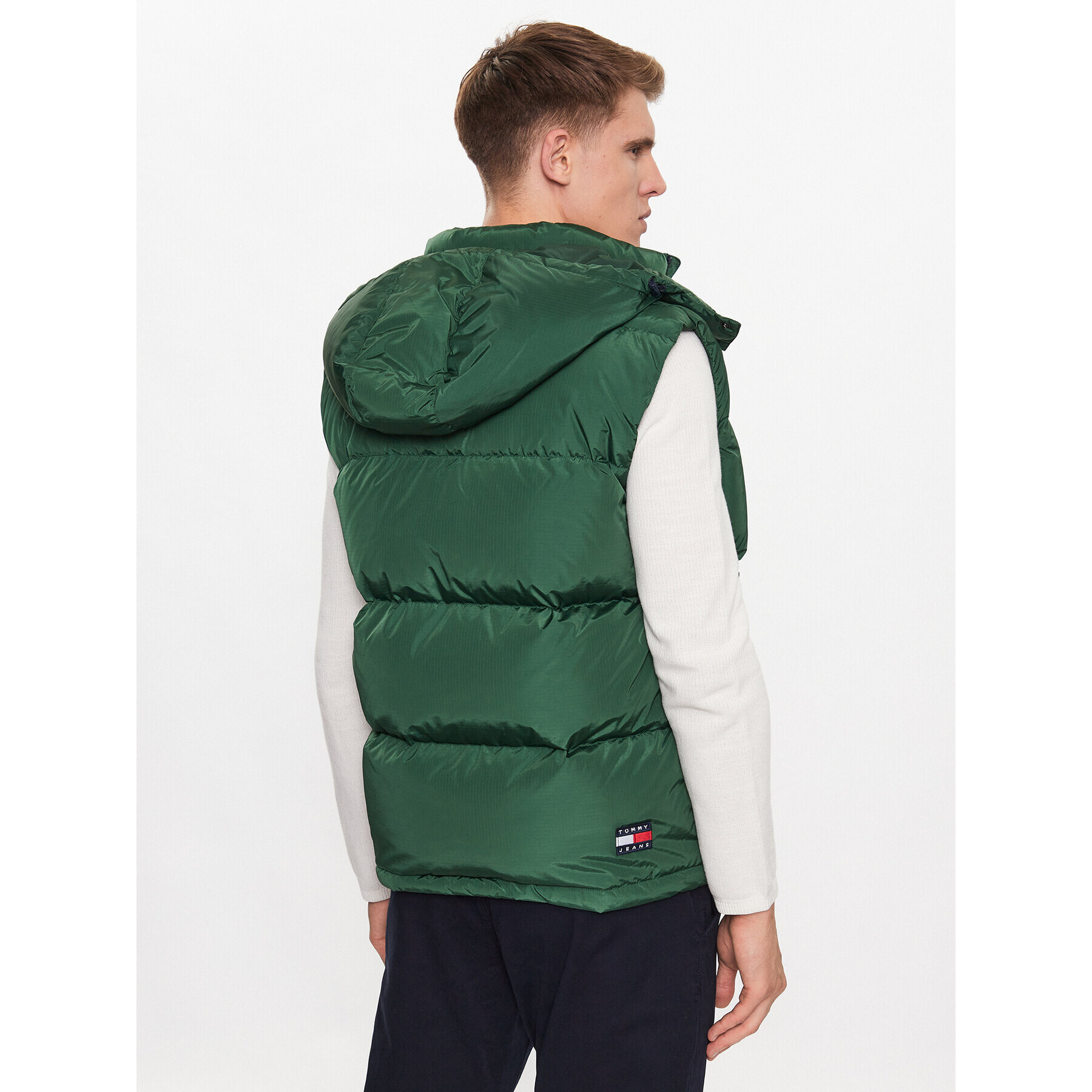 Tommy Jeans Елек Alaska DM0DM14447 Зелен Regular Fit - Pepit.bg