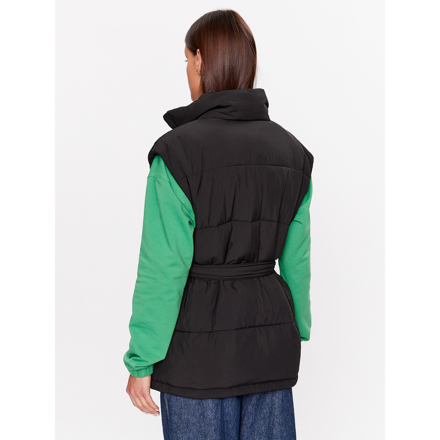 Tommy Jeans Елек DW0DW15858 Черен Regular Fit - Pepit.bg