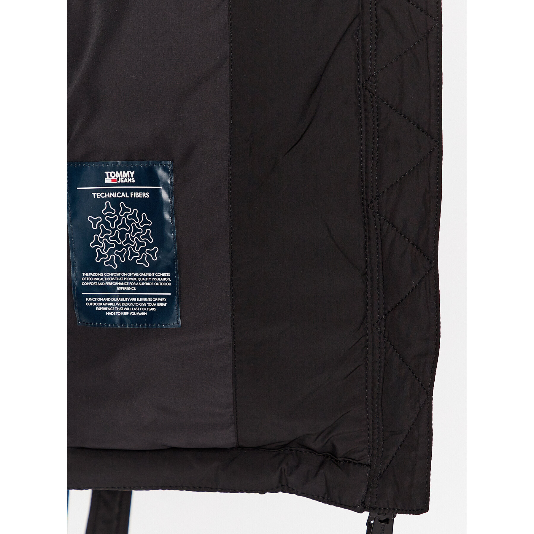 Tommy Jeans Елек DW0DW15858 Черен Regular Fit - Pepit.bg
